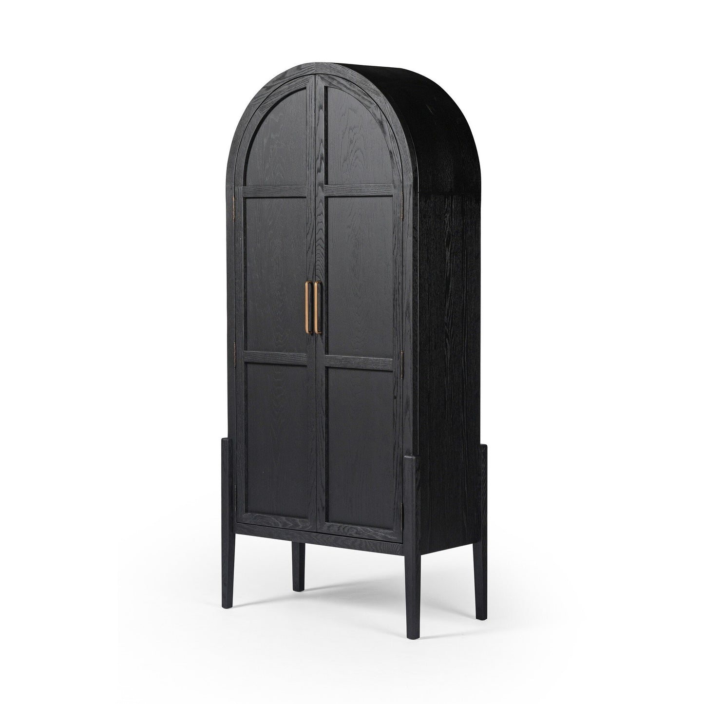 Thane Panel Door Cabinet - Drifted Oak Veneer