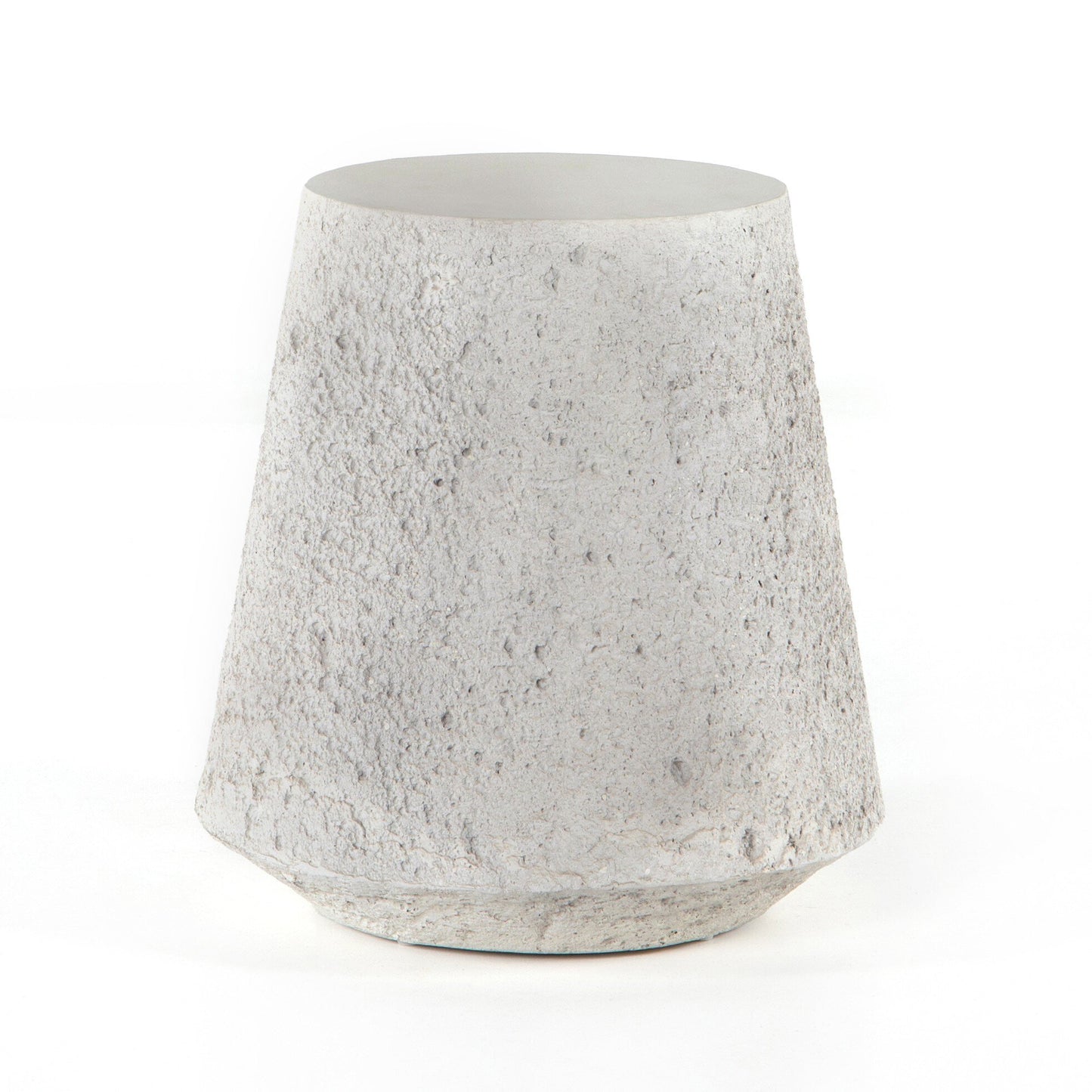 Oleandris Outdoor Tapered End Table - Matte Stone