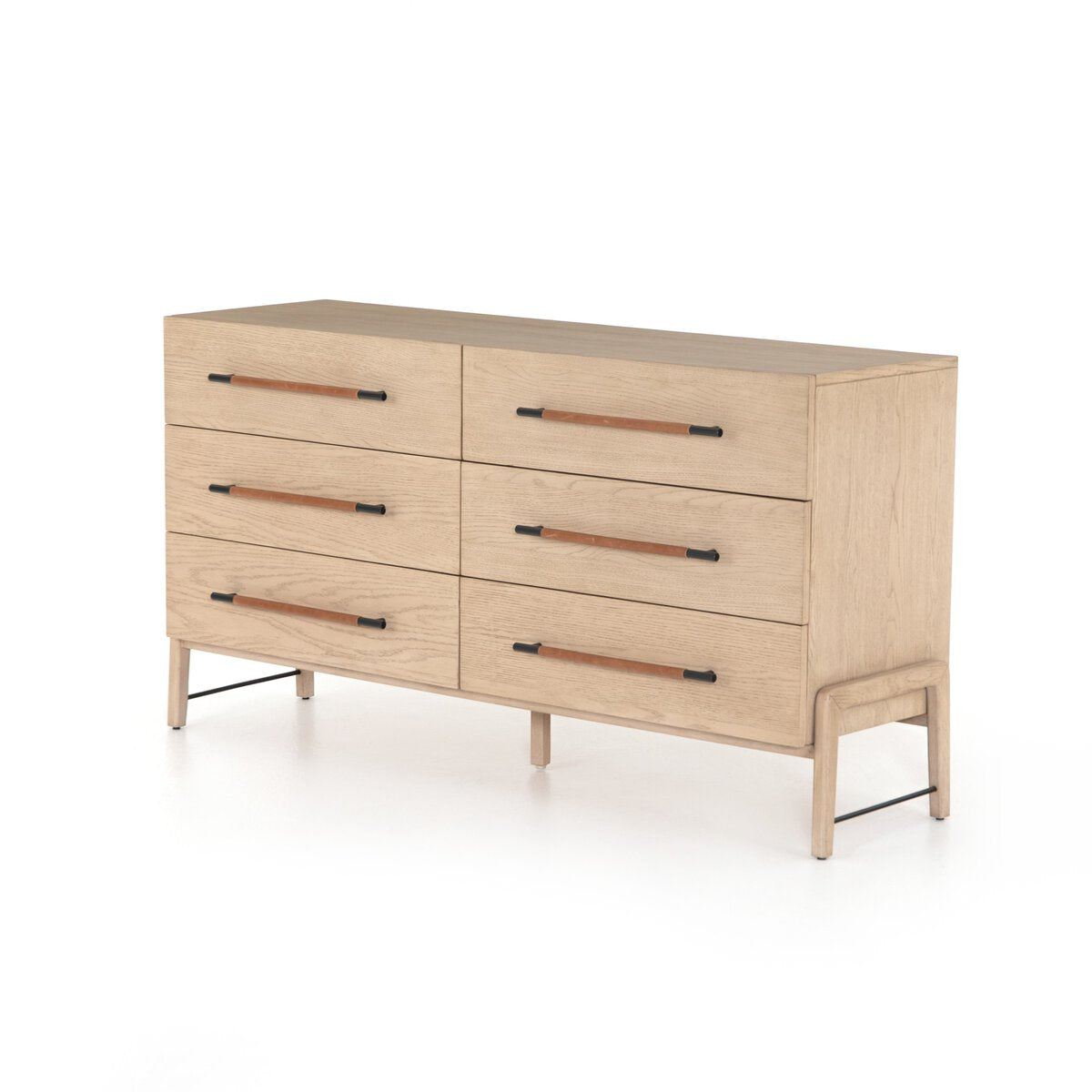 Ragnar 6 Drawer Dresser - Yucca Oak Veneer