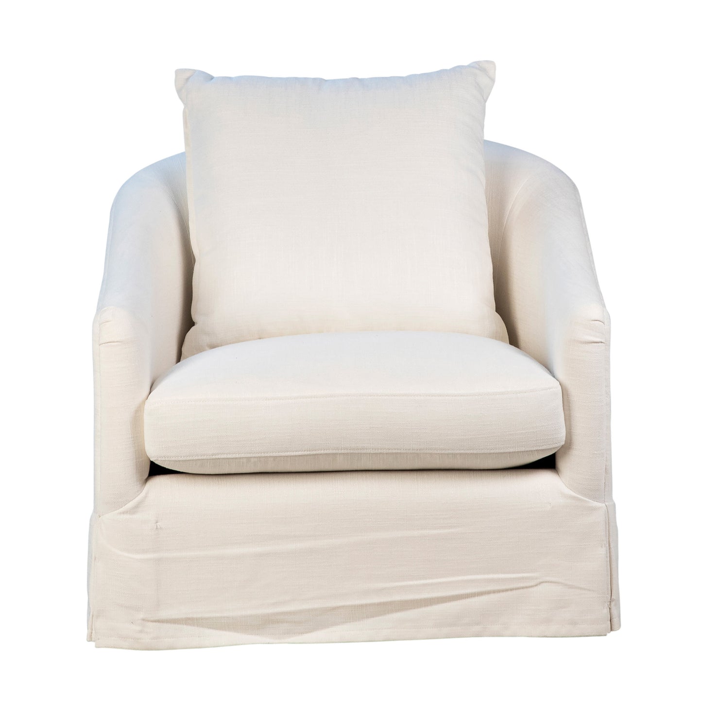 Leofwin Swivel Chair White