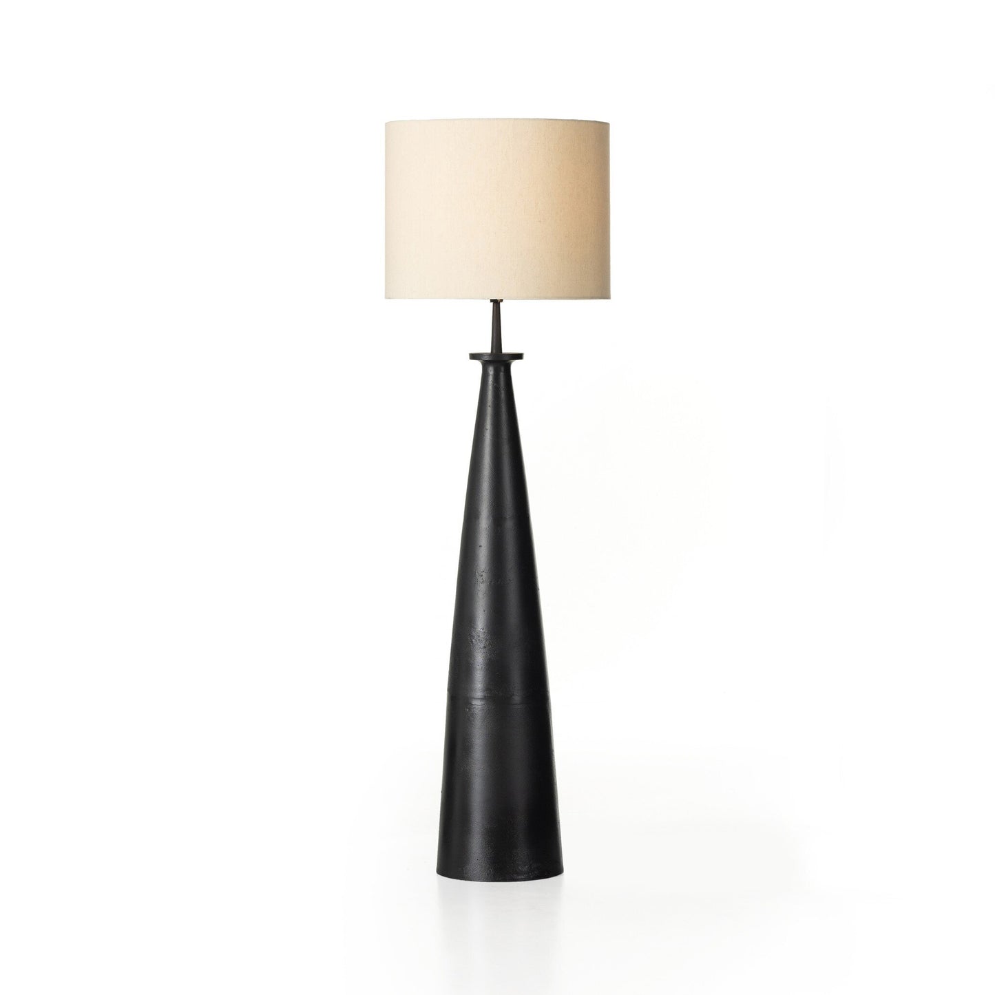 Idric Floor Lamp - Matte Black Cast Aluminum