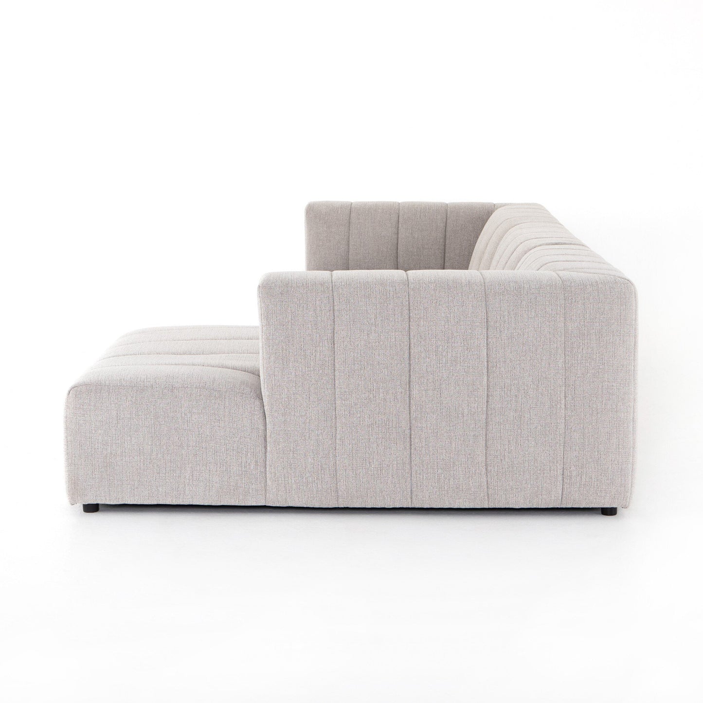 Leofwin Channeled 3-Piece Sectional - Napa Sandstone
