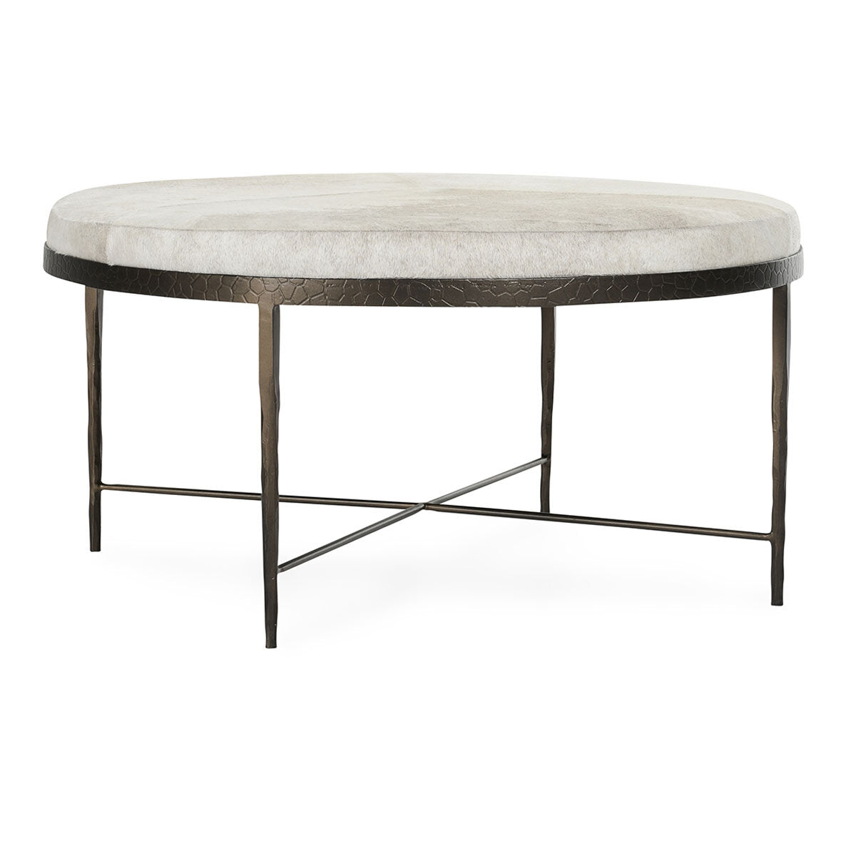 Beornric 36" Round Coffee Table Dusty Cream