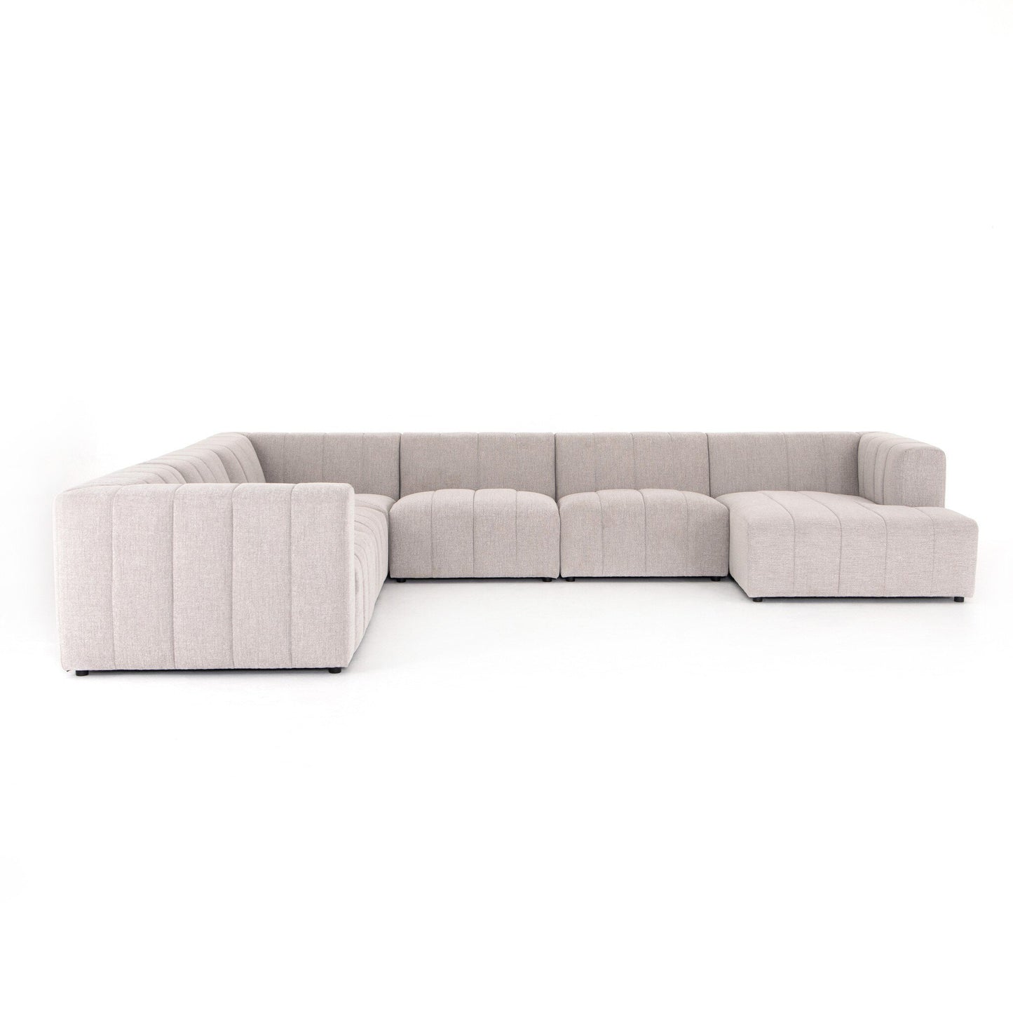 Leofwin Channeled 6-Piece Sectional - Napa Sandstone