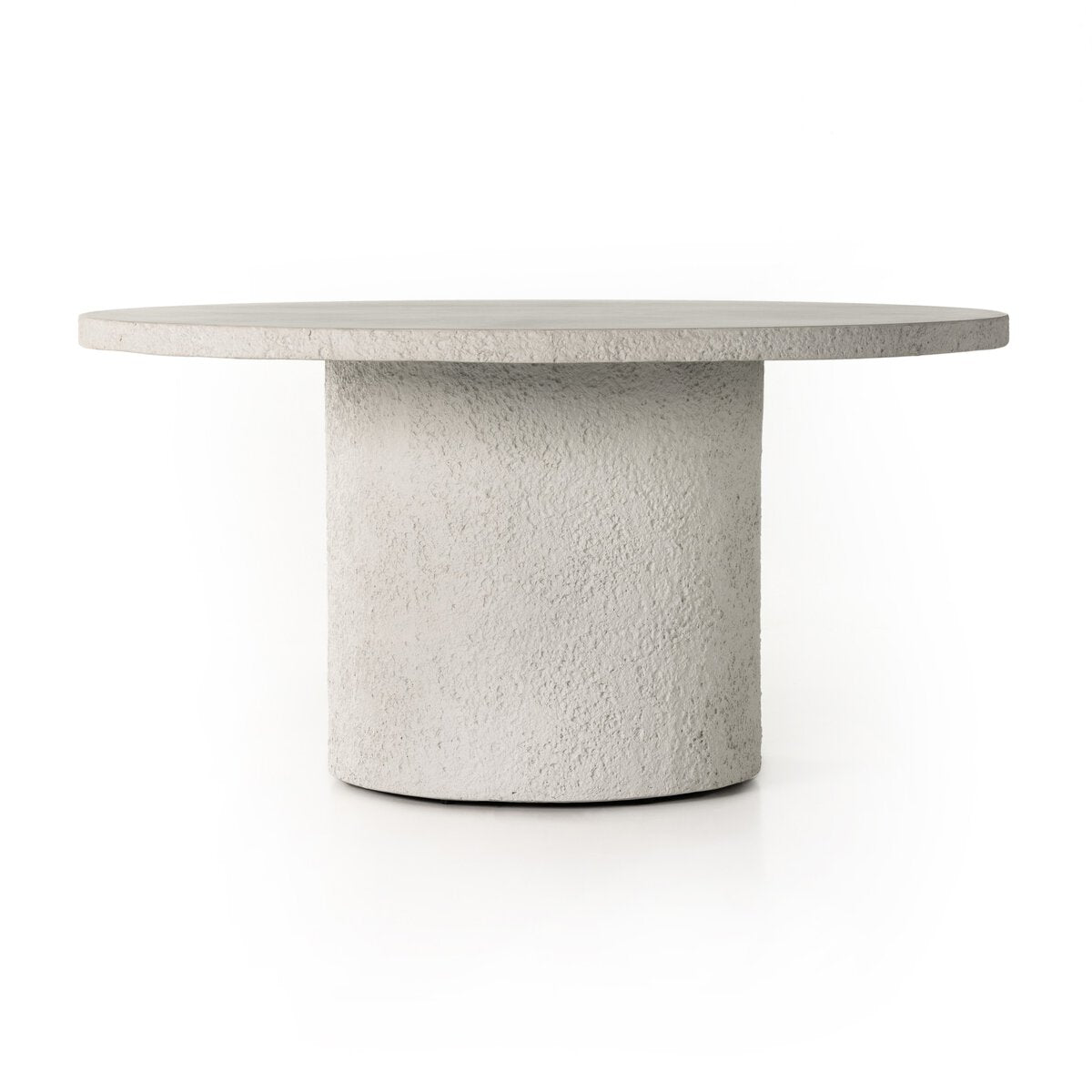 Oleandria Outdoor Round Dining Table - Matte Stone
