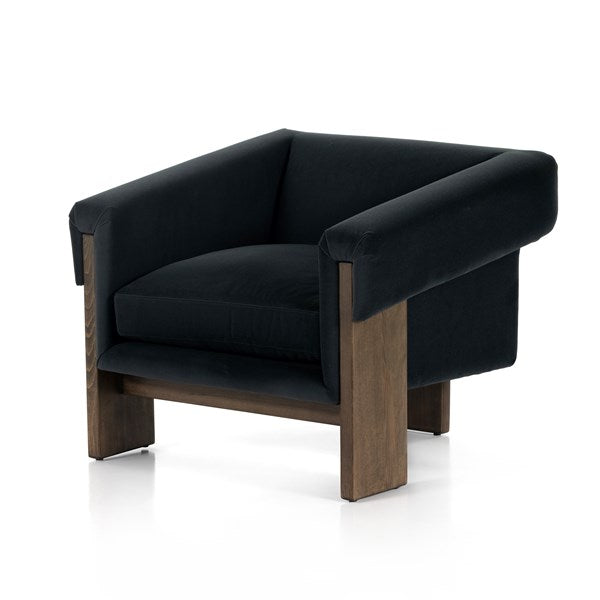 Crispin Chair - Modern Velvet Smoke