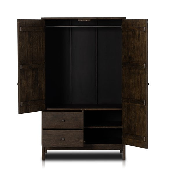 Osric Armoire - Aged Brown