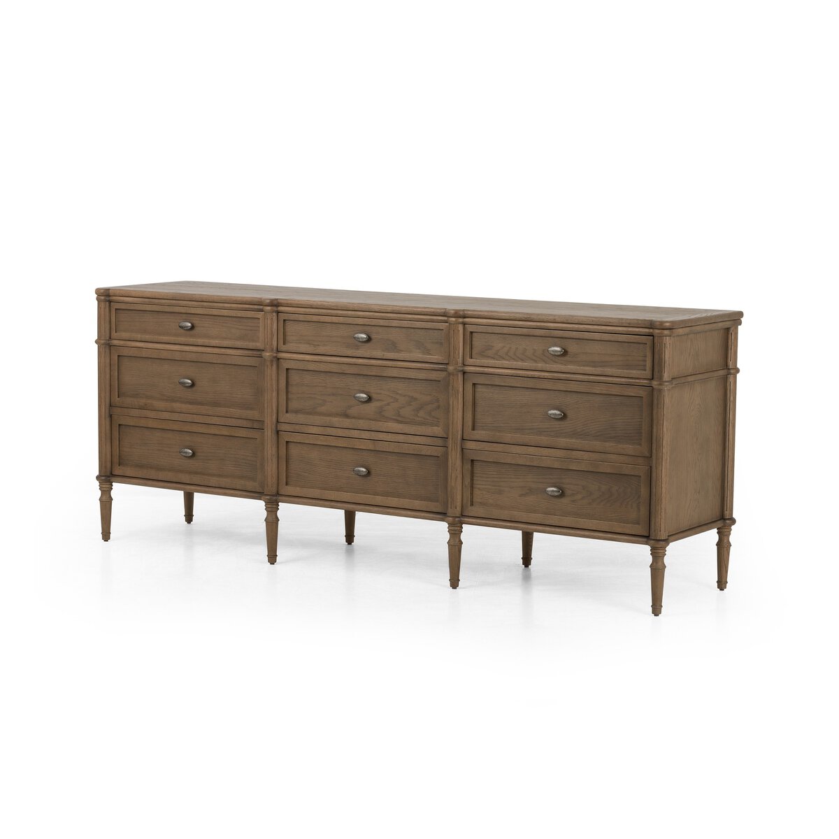 Thane 9 Drawer Dresser - Toasted Oak Veneer