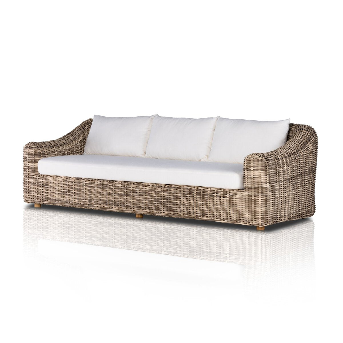 Merric Outdoor Sofa - Venao Ivory