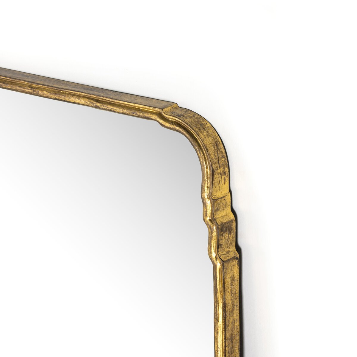 Lindric Grand Floor Mirror - Antiqued Gold Leaf