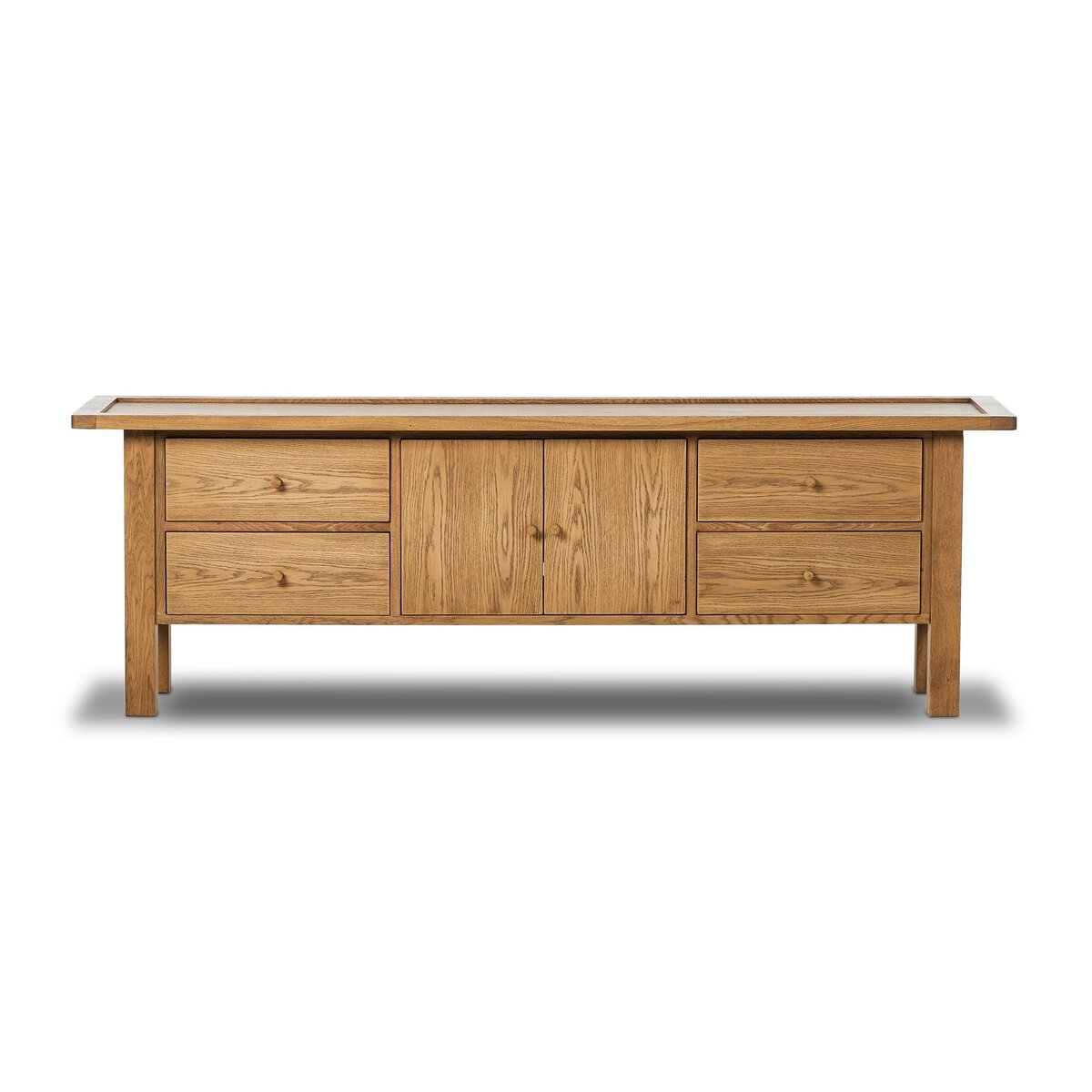 Magnus Media Console - Natural Light Oak