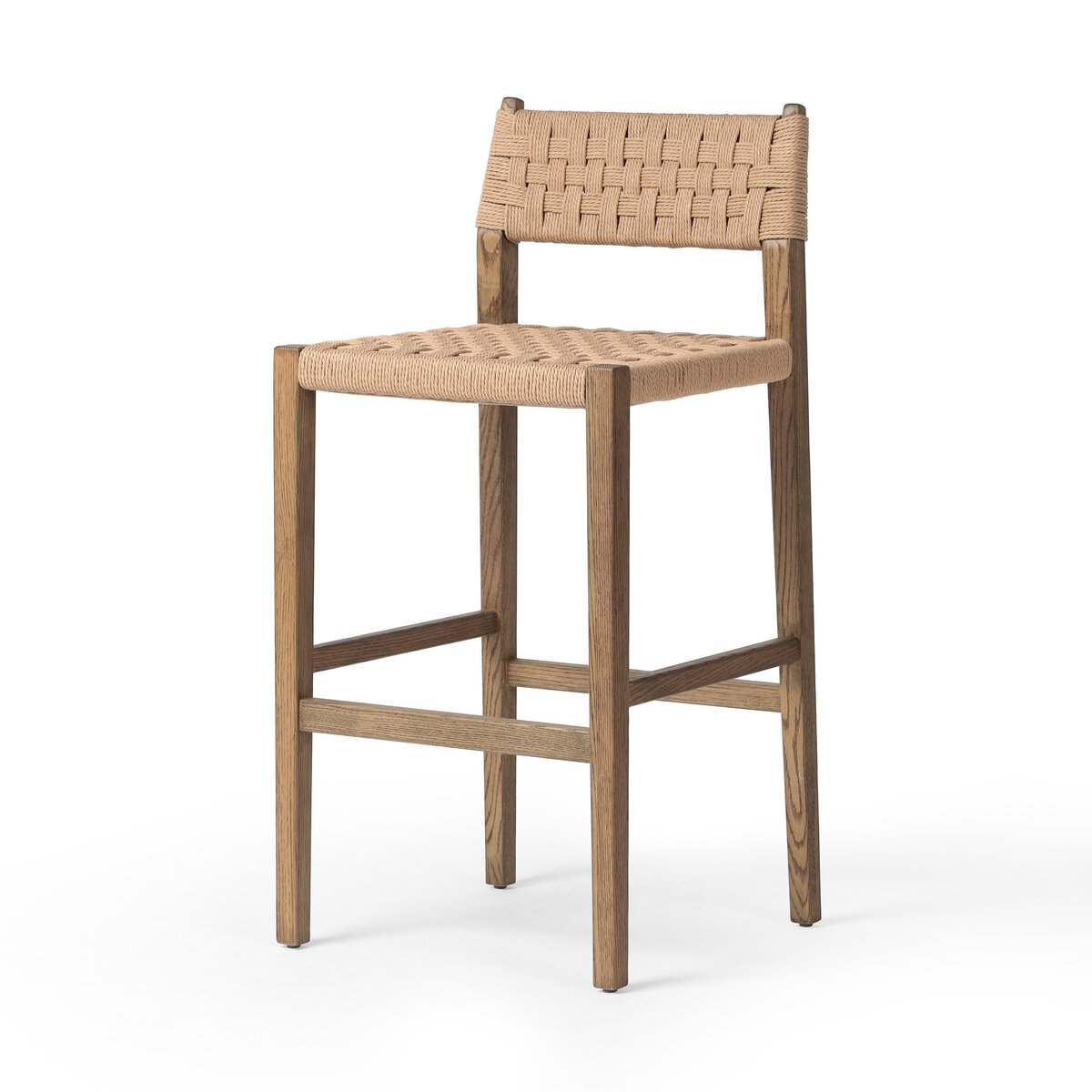 Hadric Bar + Counter Stool - Double Twisted Paper Cord