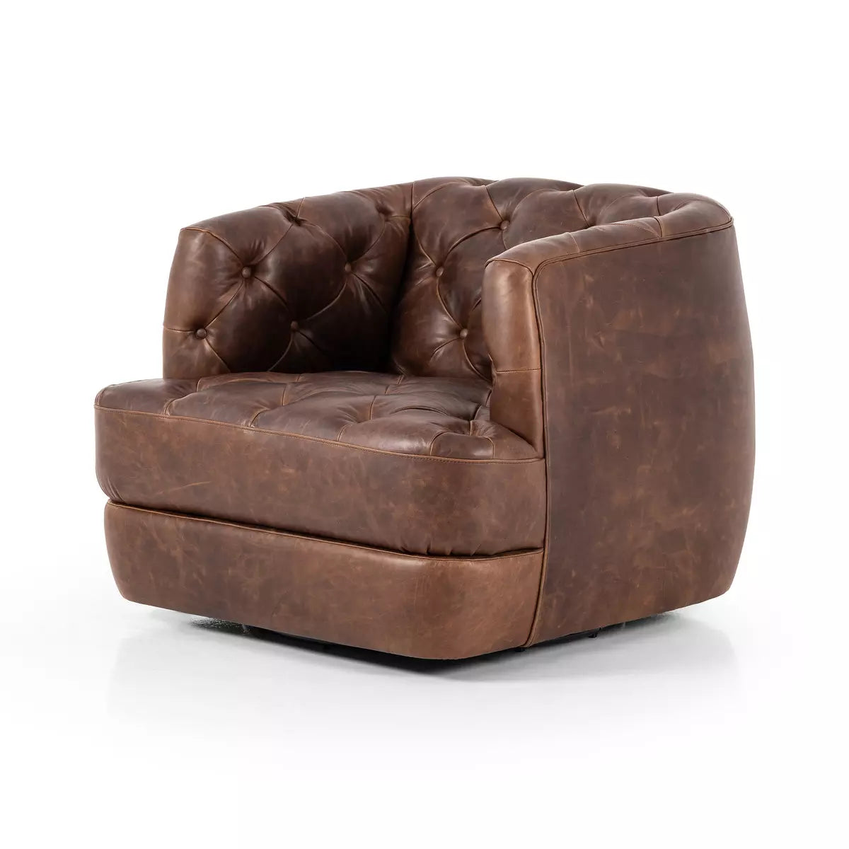 Preston Swivel Chair - Raleigh Cigar