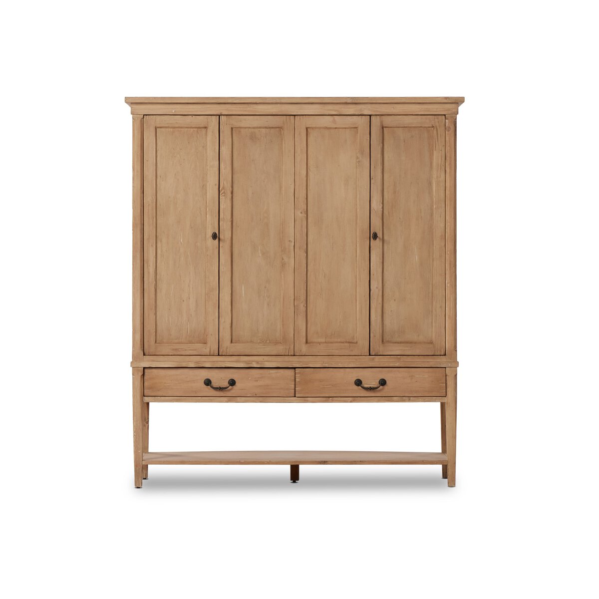 Baldric Wide Cabinet - Aged Light Pine