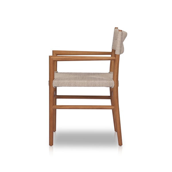 Leofwin Outdoor Dining Armchair - Vintage White