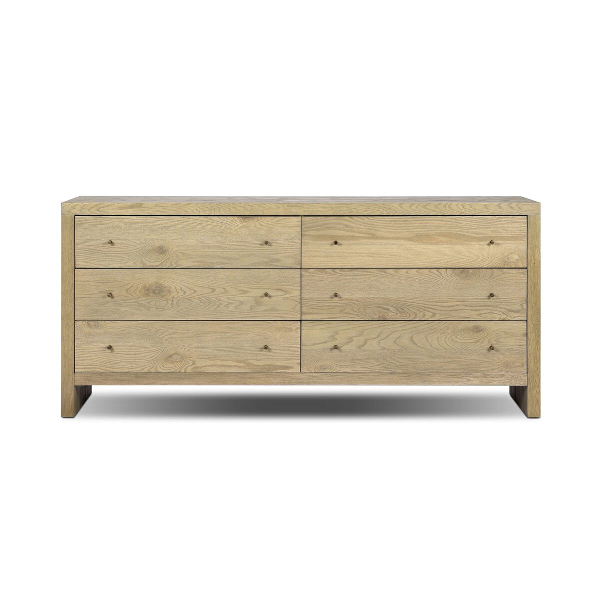 Theodric 6 Drawer Dresser - Sandy Oak Resawn