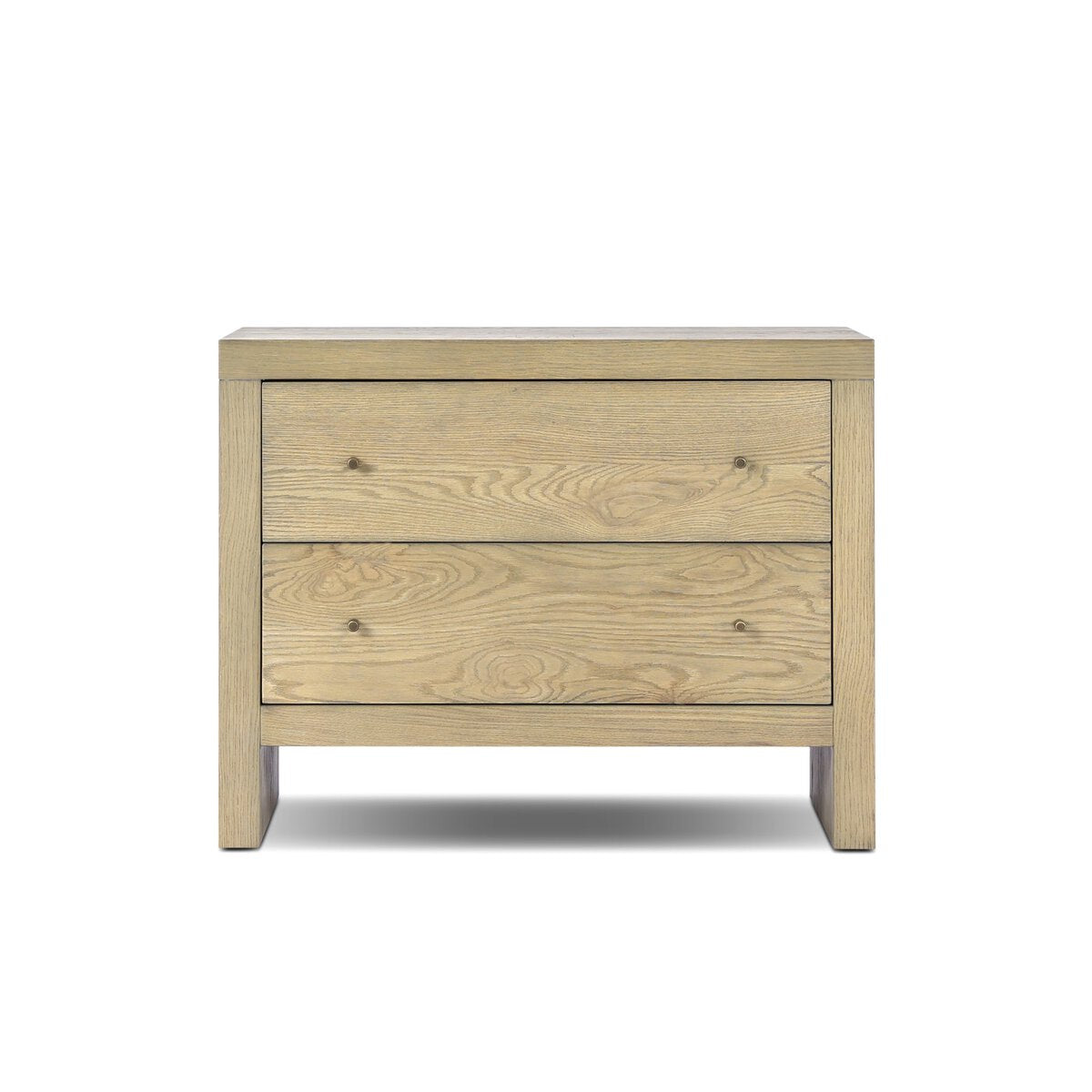 Tancred Charging Nightstand - Sandy Oak Resawn