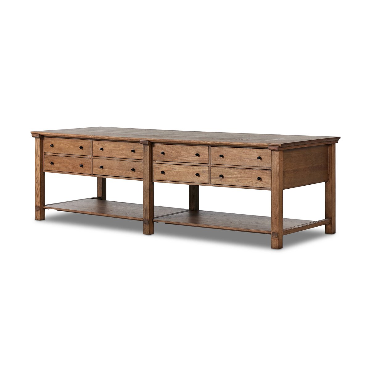 Godwin Small Kitchen Island - Tan Oak Veneer