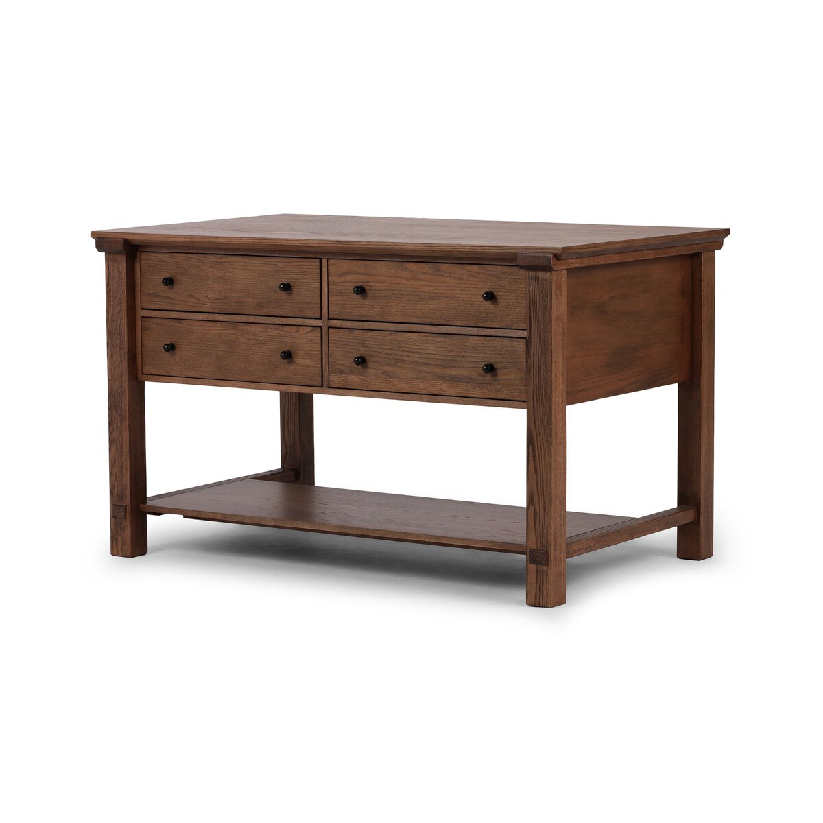 Godwin Small Kitchen Island - Tan Oak Veneer