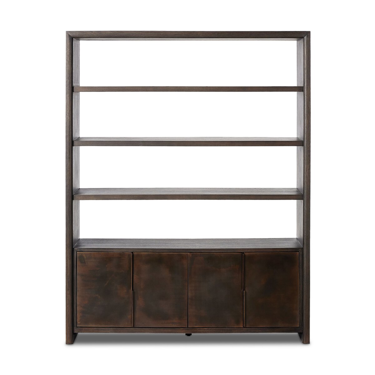 Aldwin Bookcase - Espresso Oak Veneer
