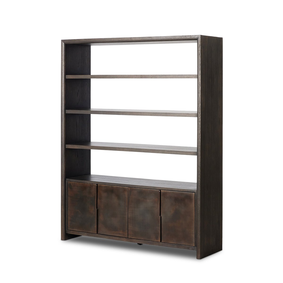 Aldwin Bookcase - Espresso Oak Veneer