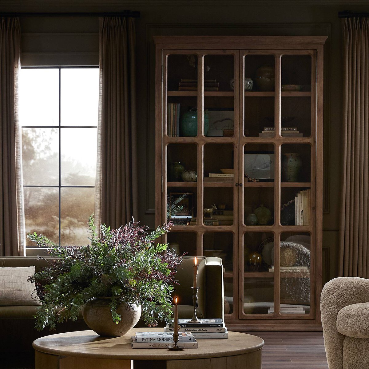 Dunstan Cabinet - Weathered Oak