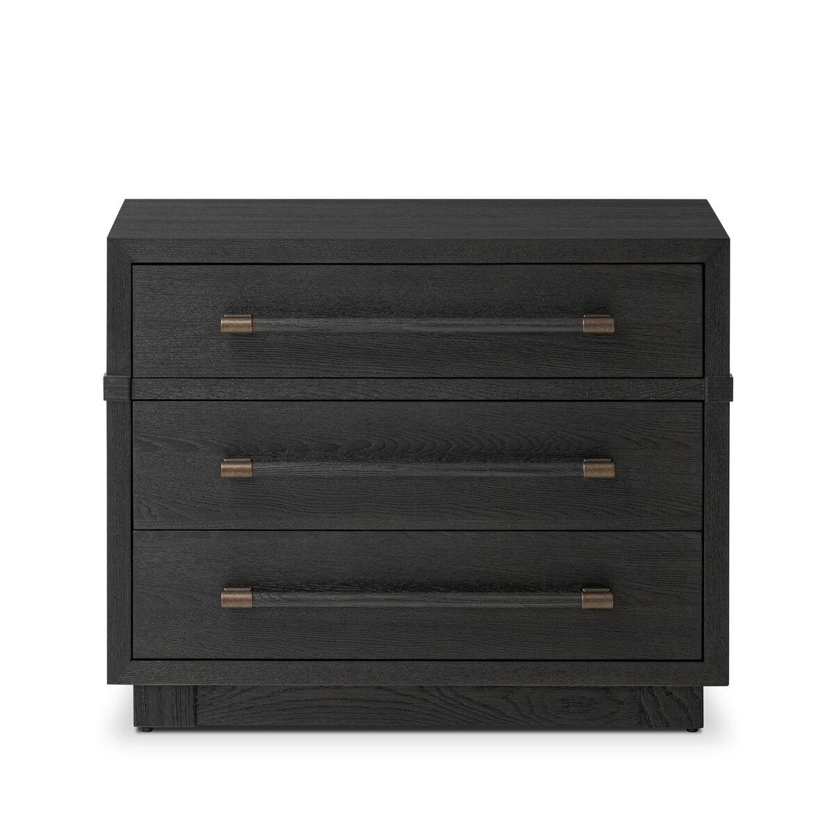 Aldwin Nightstand - Modern Black Ash