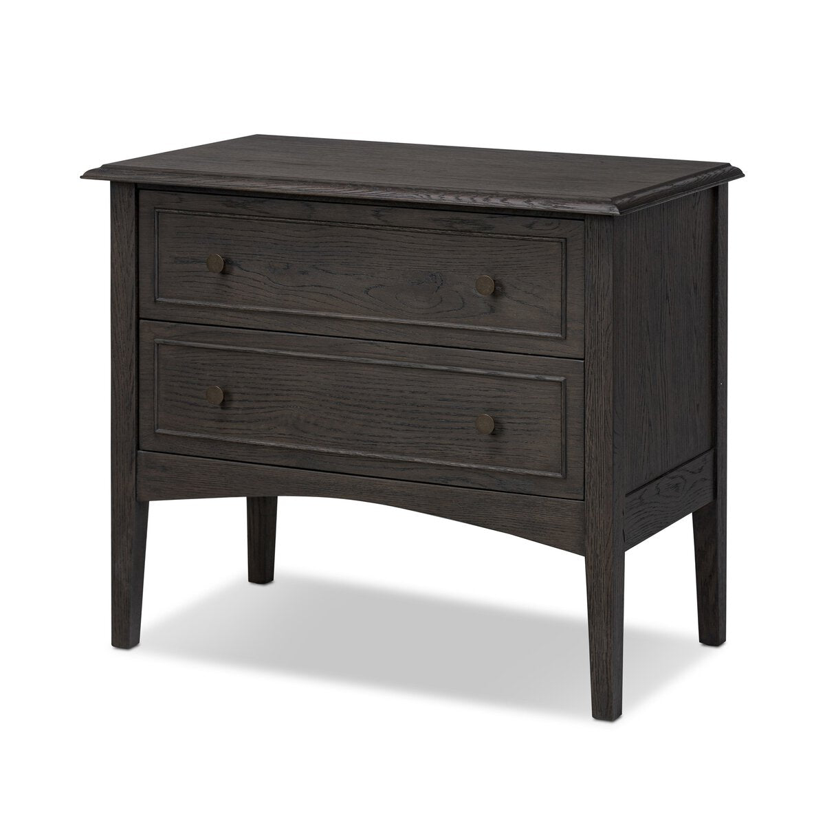 Merrick Nightstand - Smoked Black Oak Veneer