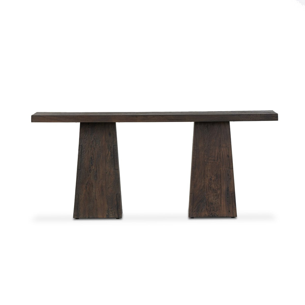 Aldwin Console Table - Smoked Alder