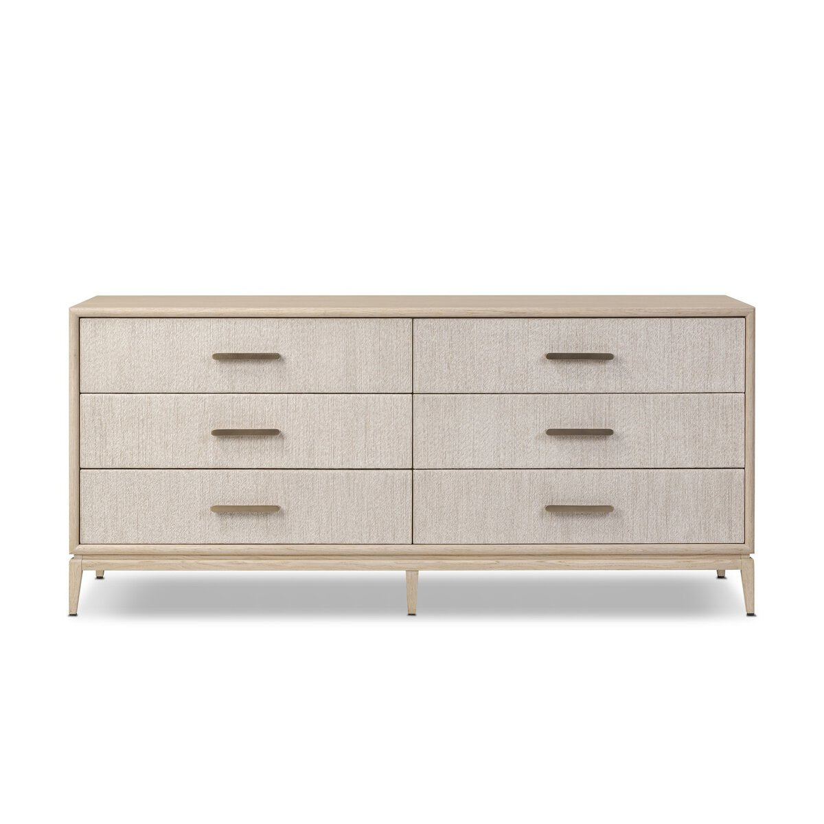Roderick 6 Drawer Dresser - Black Paper Cord