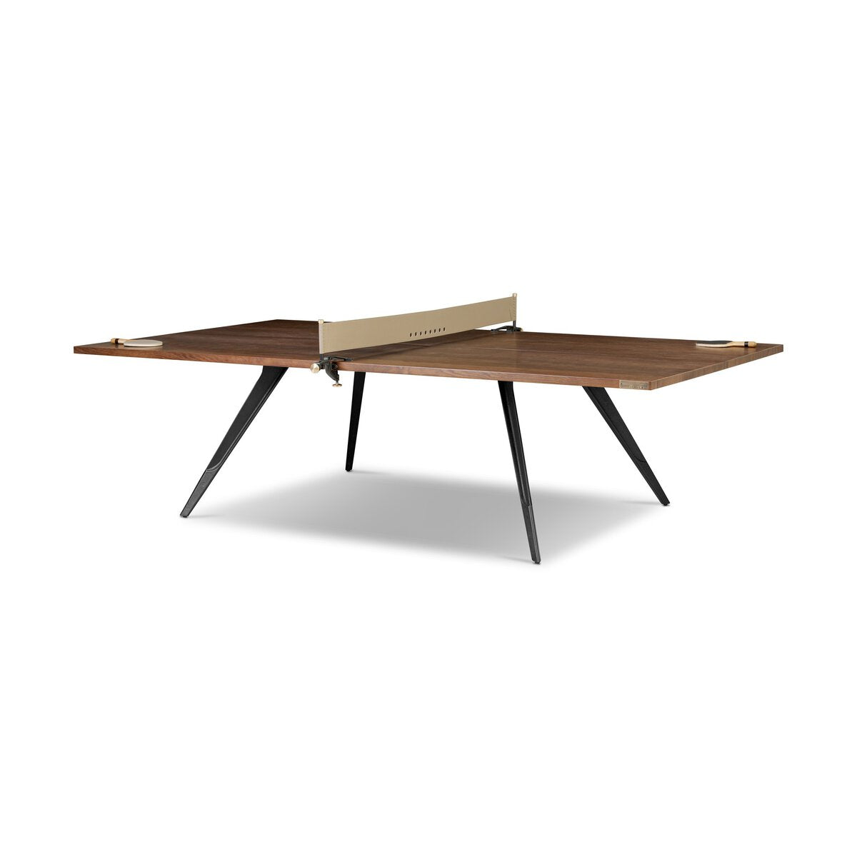 Dunstan Eight Ping Pong Table - Ink Black Leather