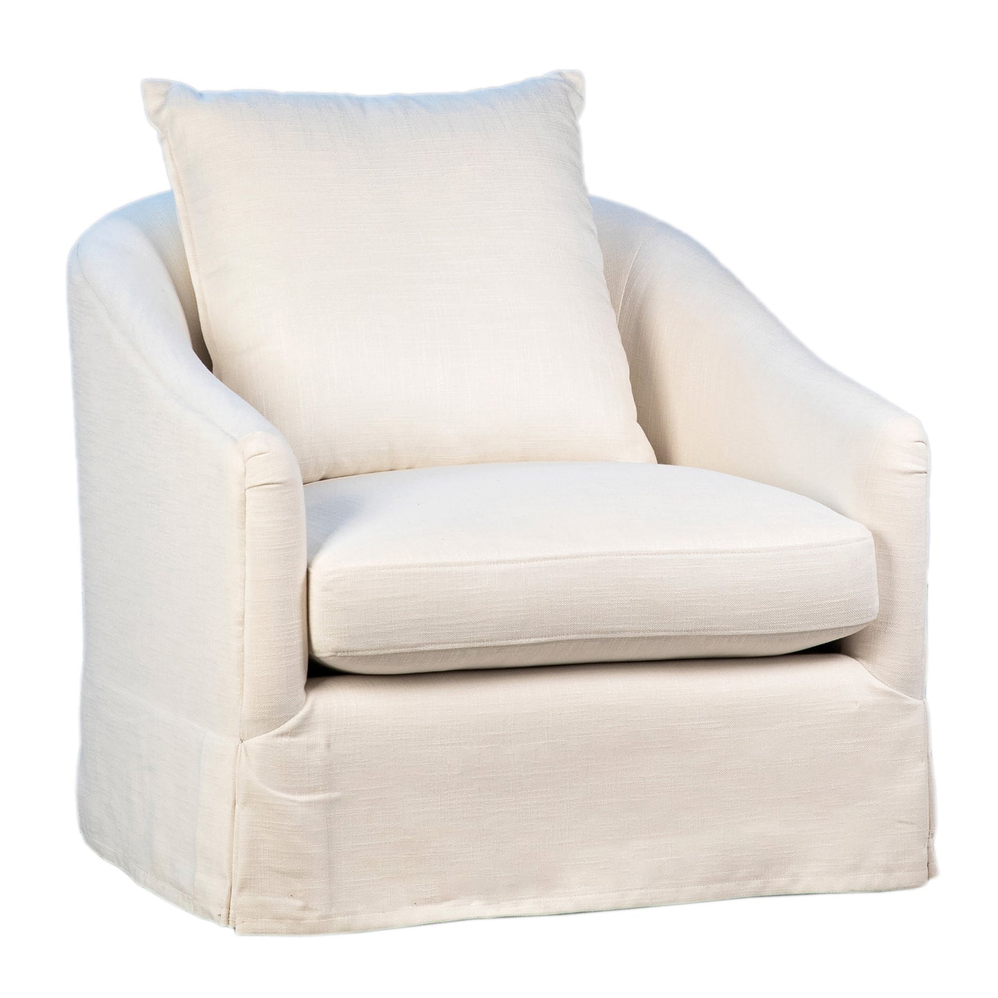 Leofwin Swivel Chair White