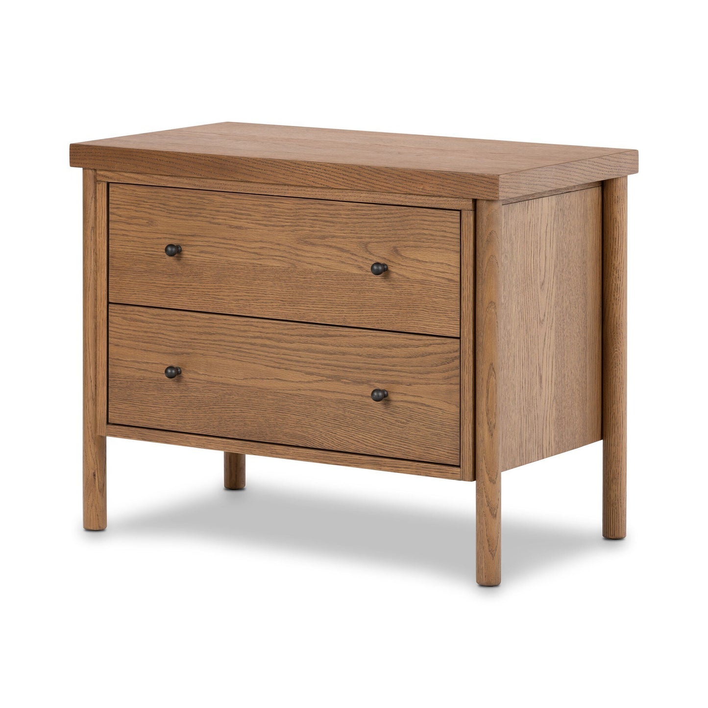 Raedwulf Nightstand - Amber Oak Veneer