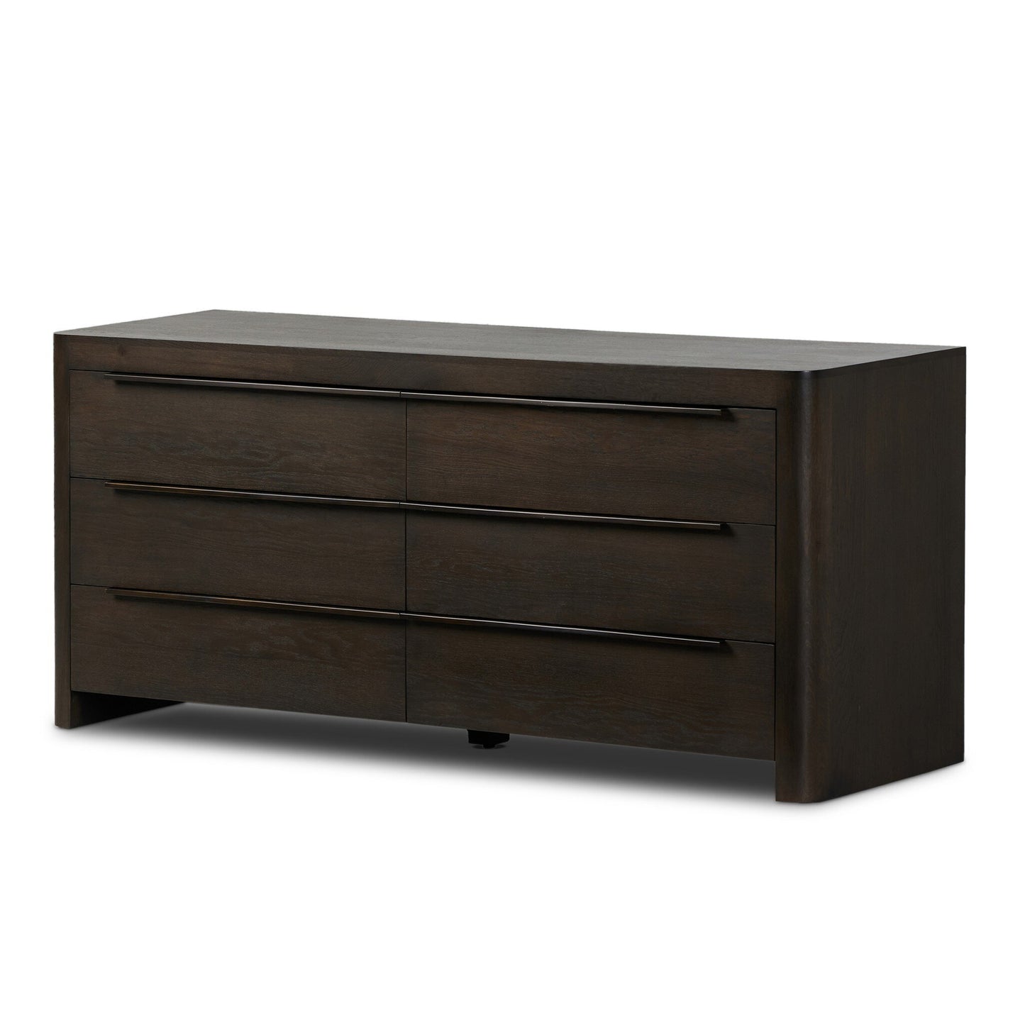 Baldric 6 Drawer Dresser - Espresso Oak Veneer