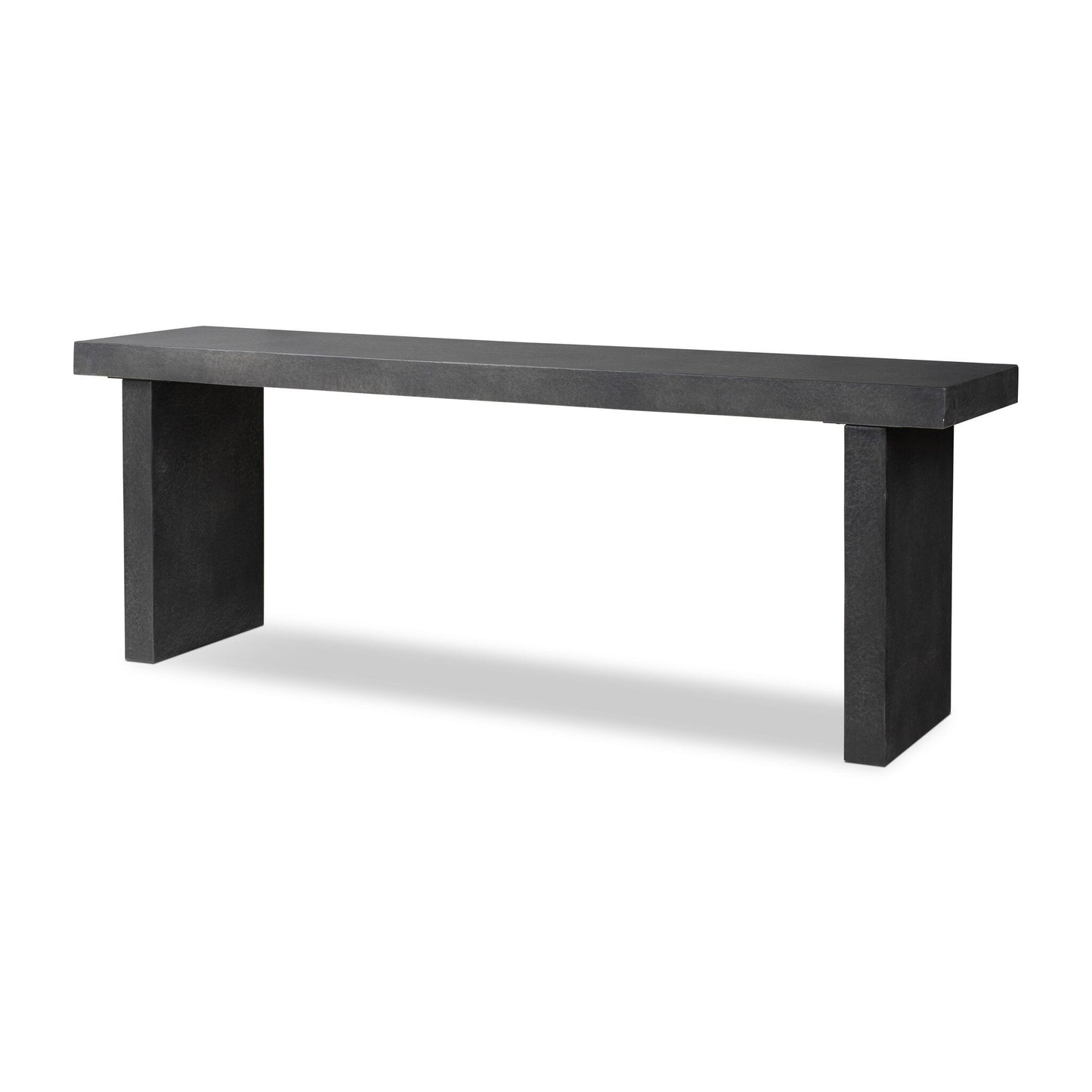 Harborea Outdoor Console Table - Distressed Graphite Concrete