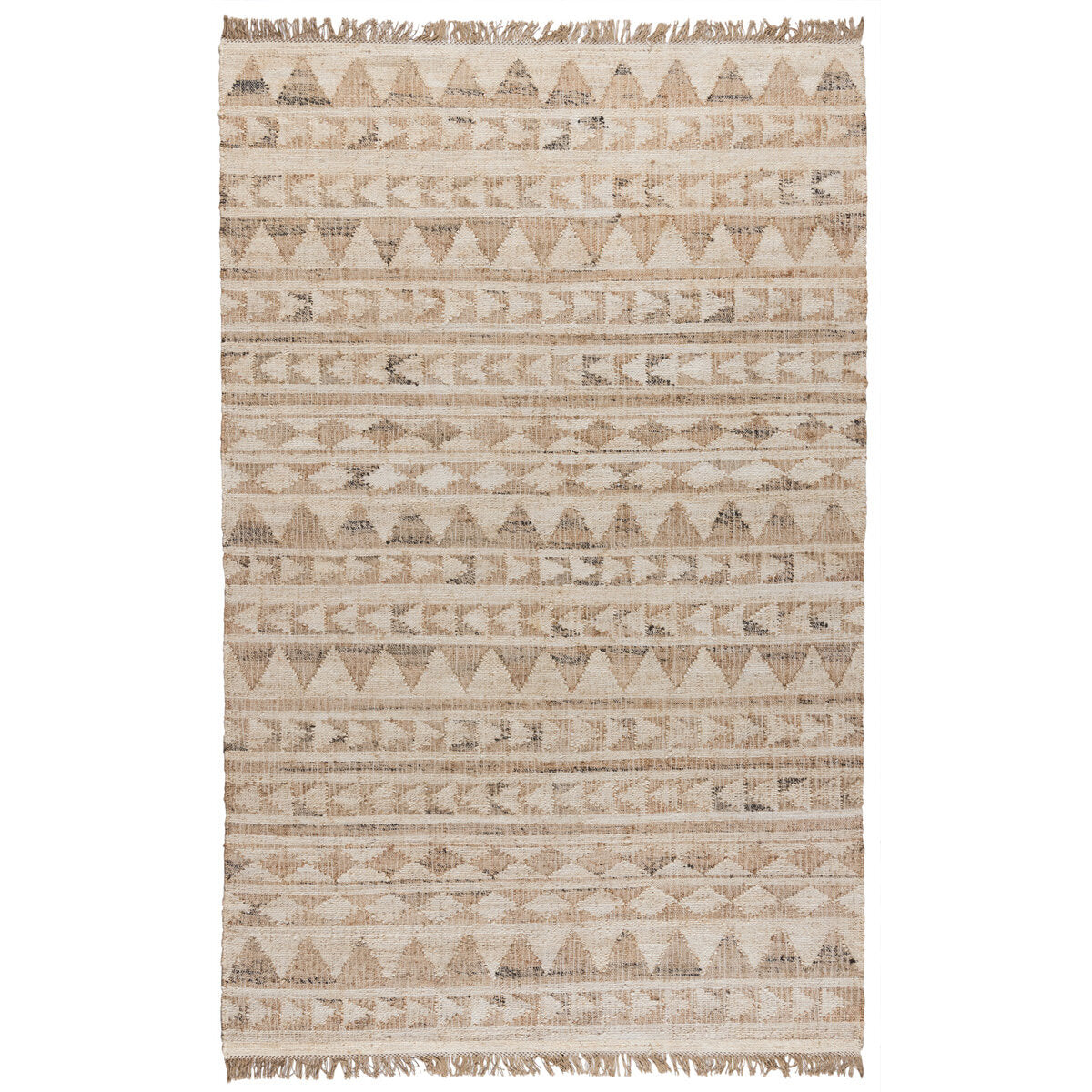 Sigeric Distressed Ivory Natural 8x10