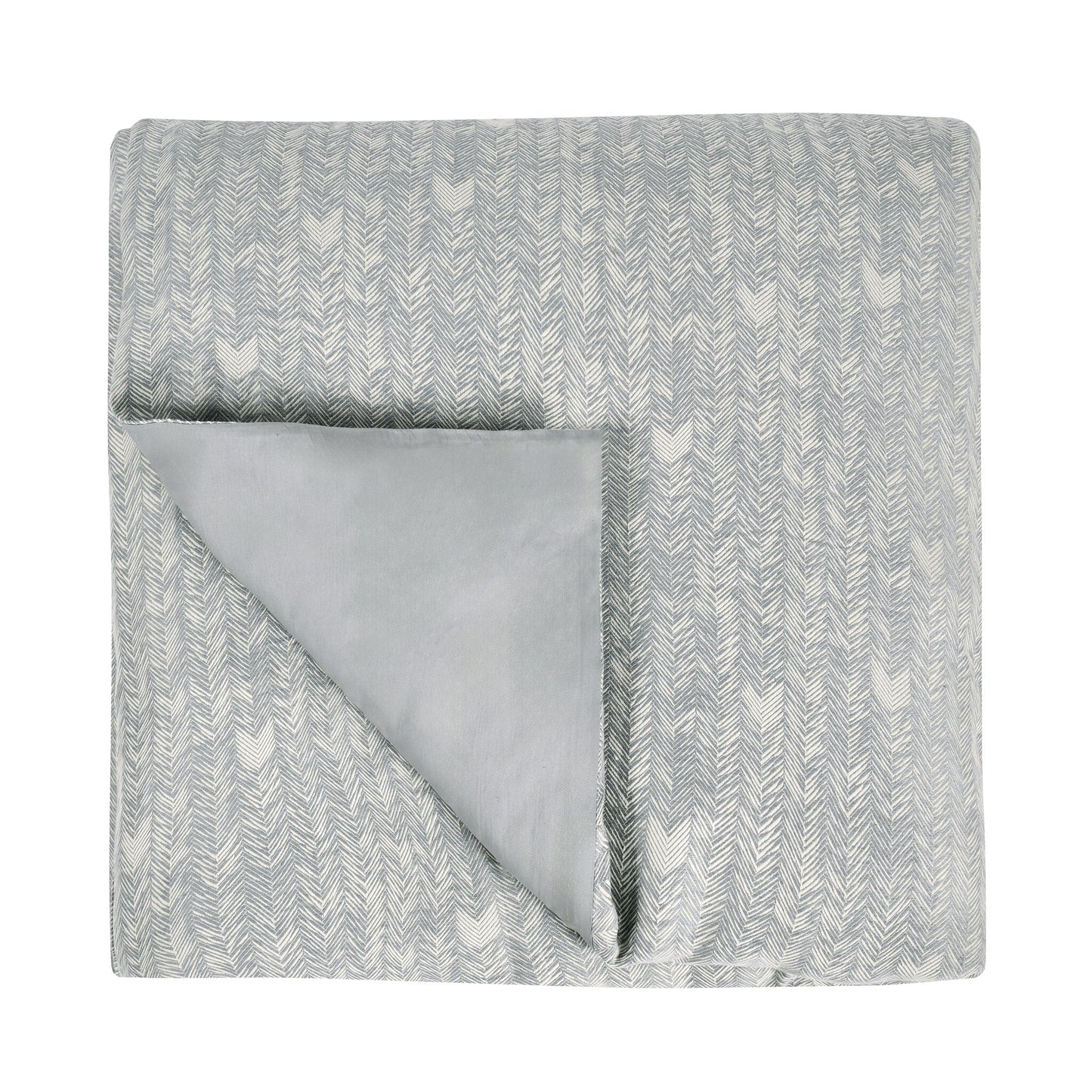 Fulbert Herringbone Storm King Duvet