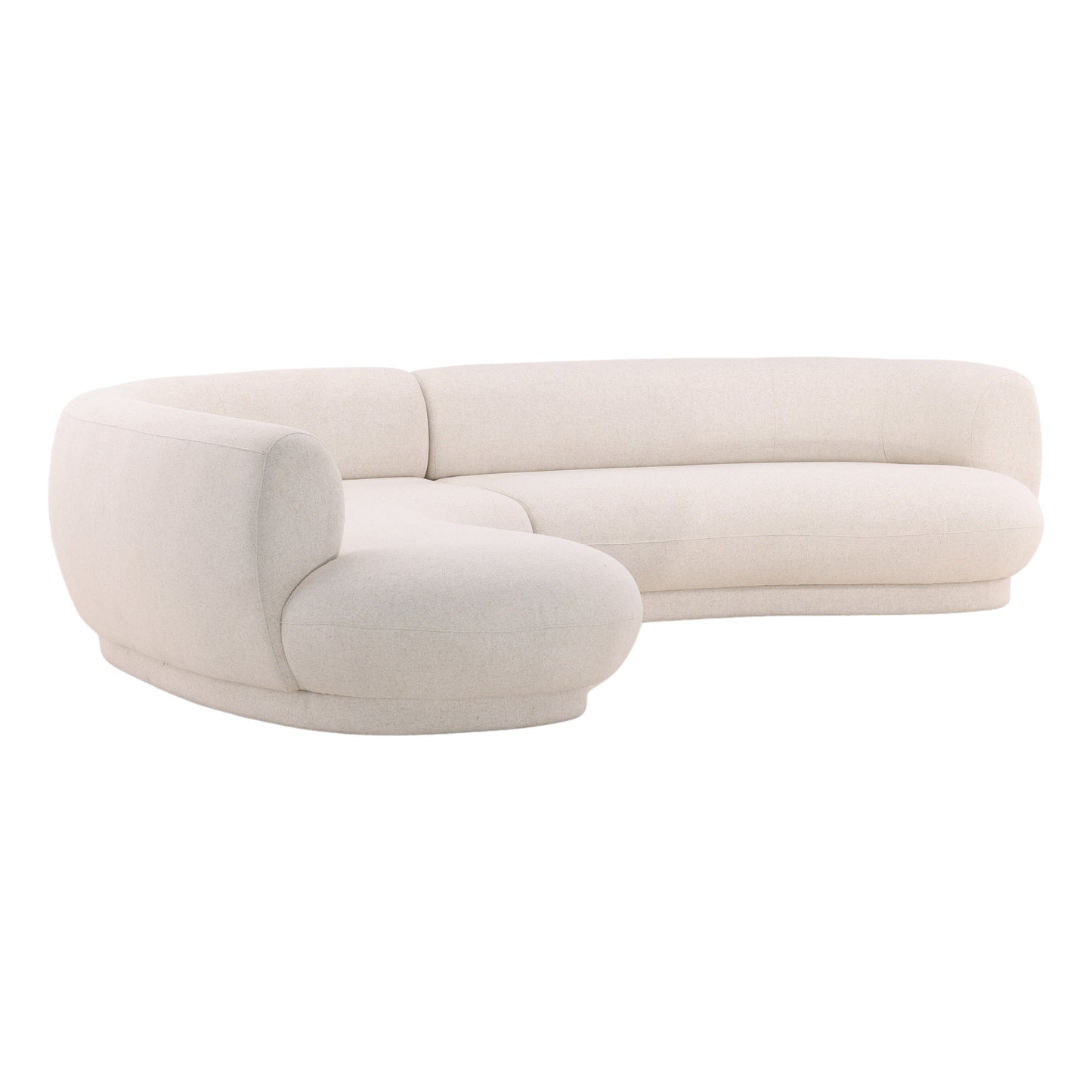 Lionel Chaise Sectional Cream C0