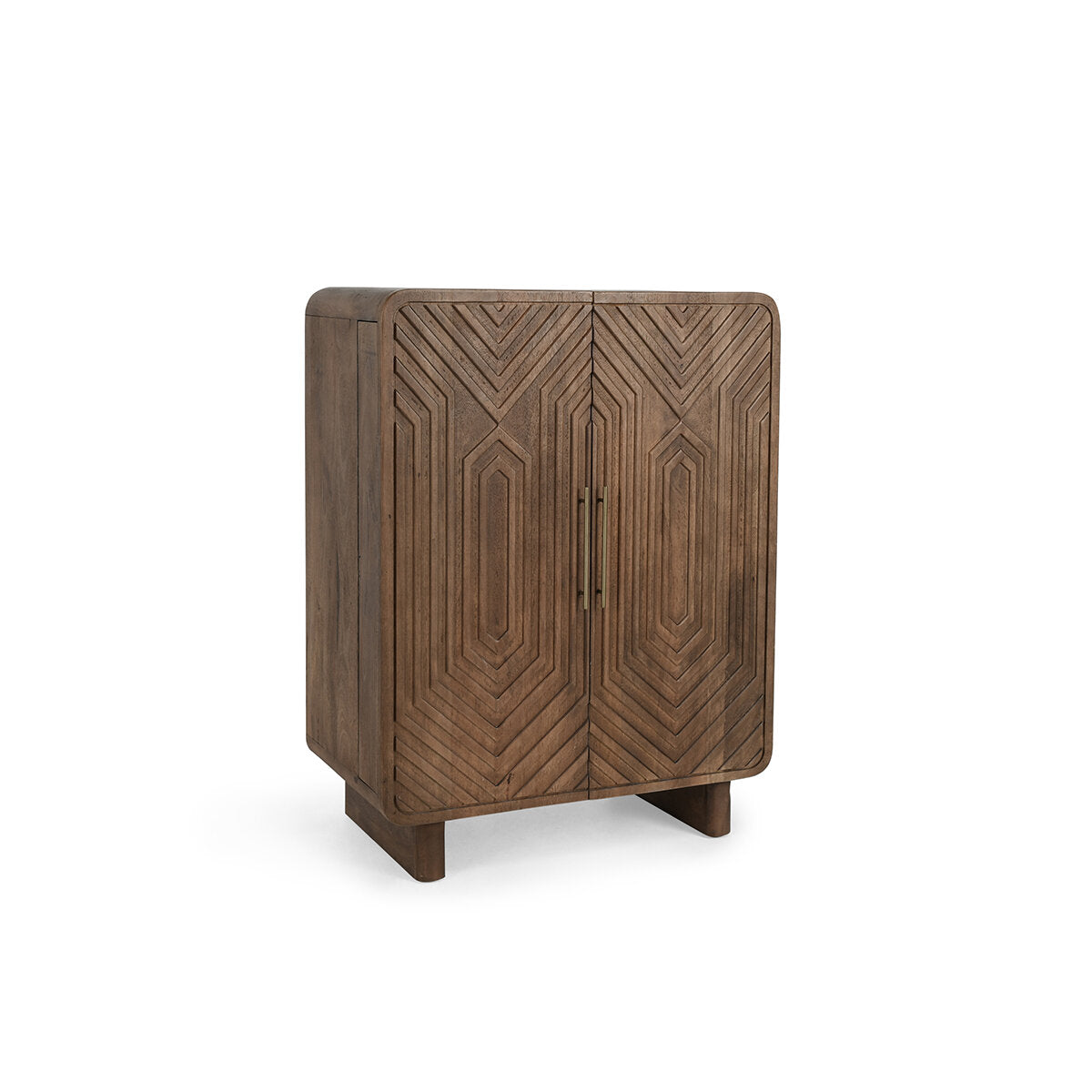 Hadric Bar Cabinet Artisan Brown