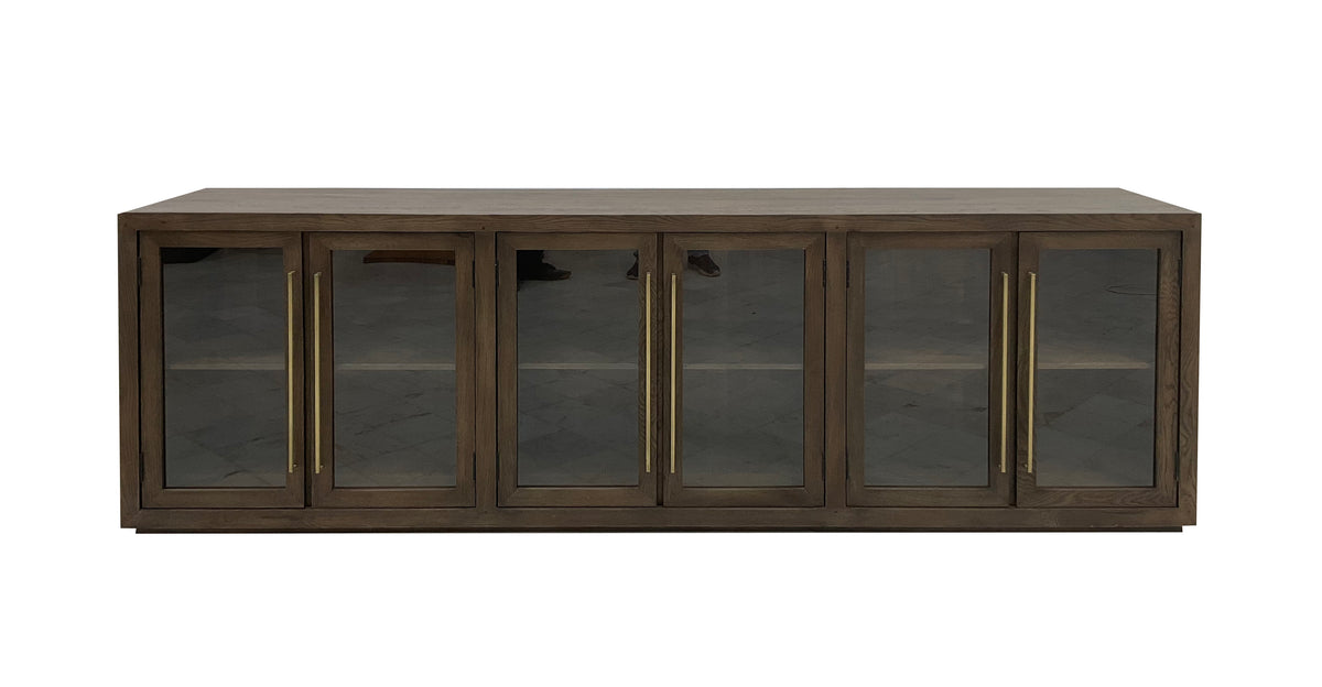 Beaumont 6 Door Cabinet Landmark Brown