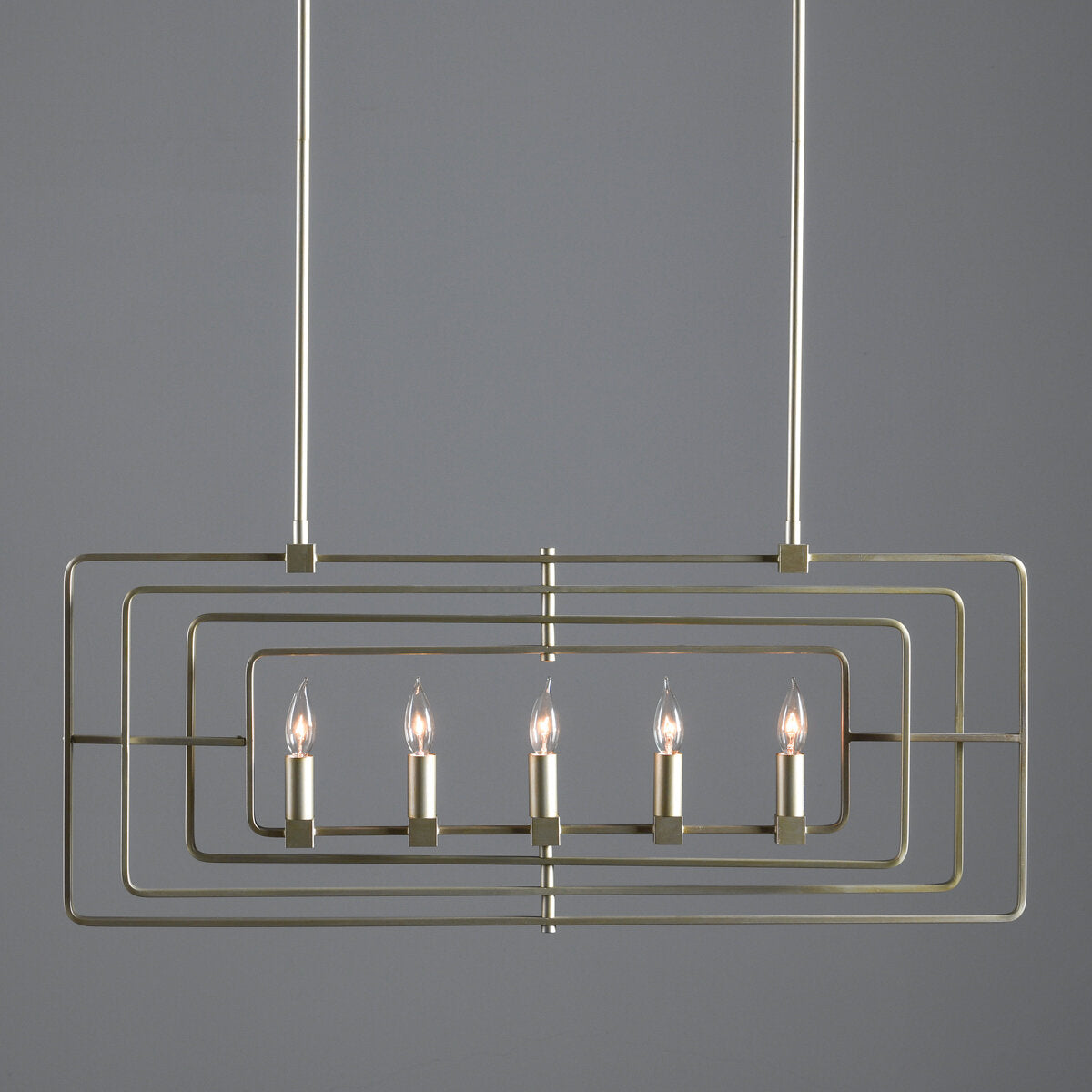 Sterling Chandelier Antique Silver