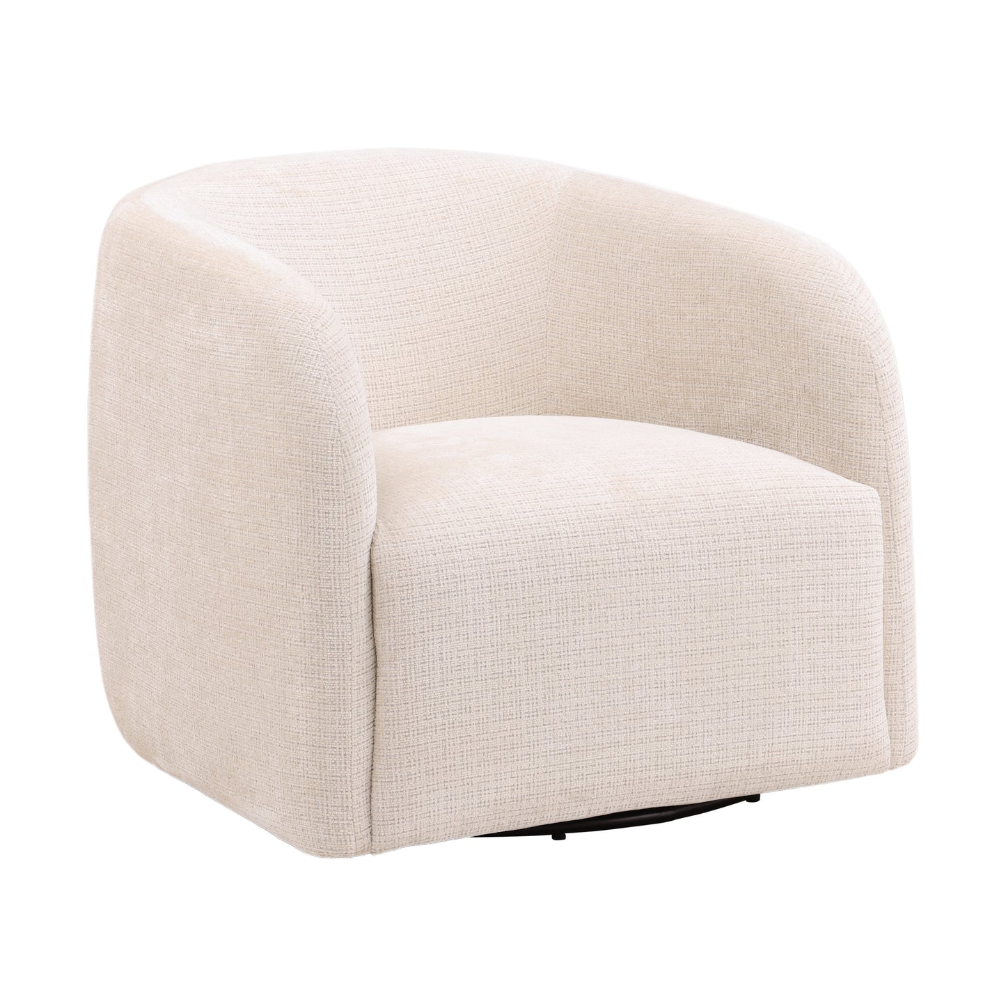 Norbert Swivel Chair Cream