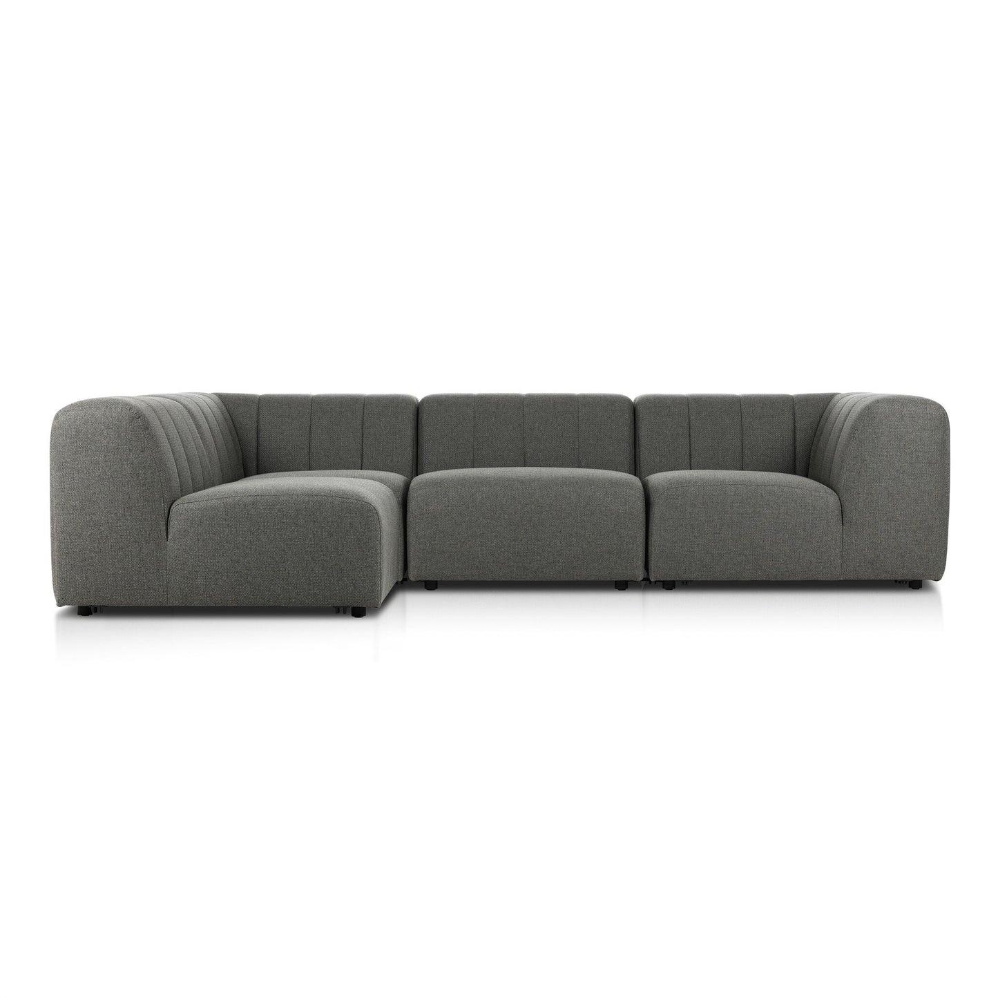 Gareth Outdoor 4-Piece Sectional - Faye Ash