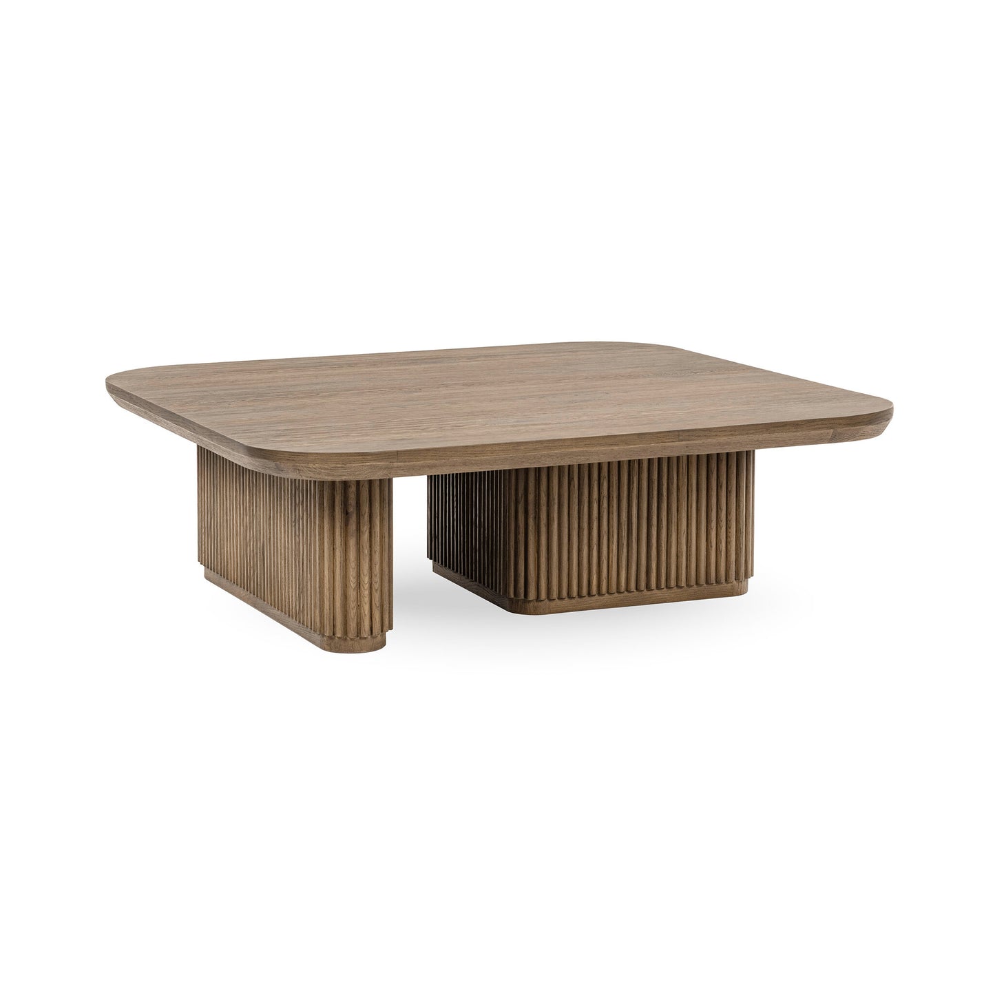 Valdric 48" Square Coffee Table Tawny Brown