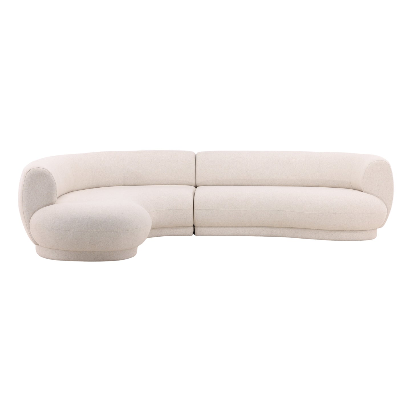 Lionel Chaise Sectional Cream C0