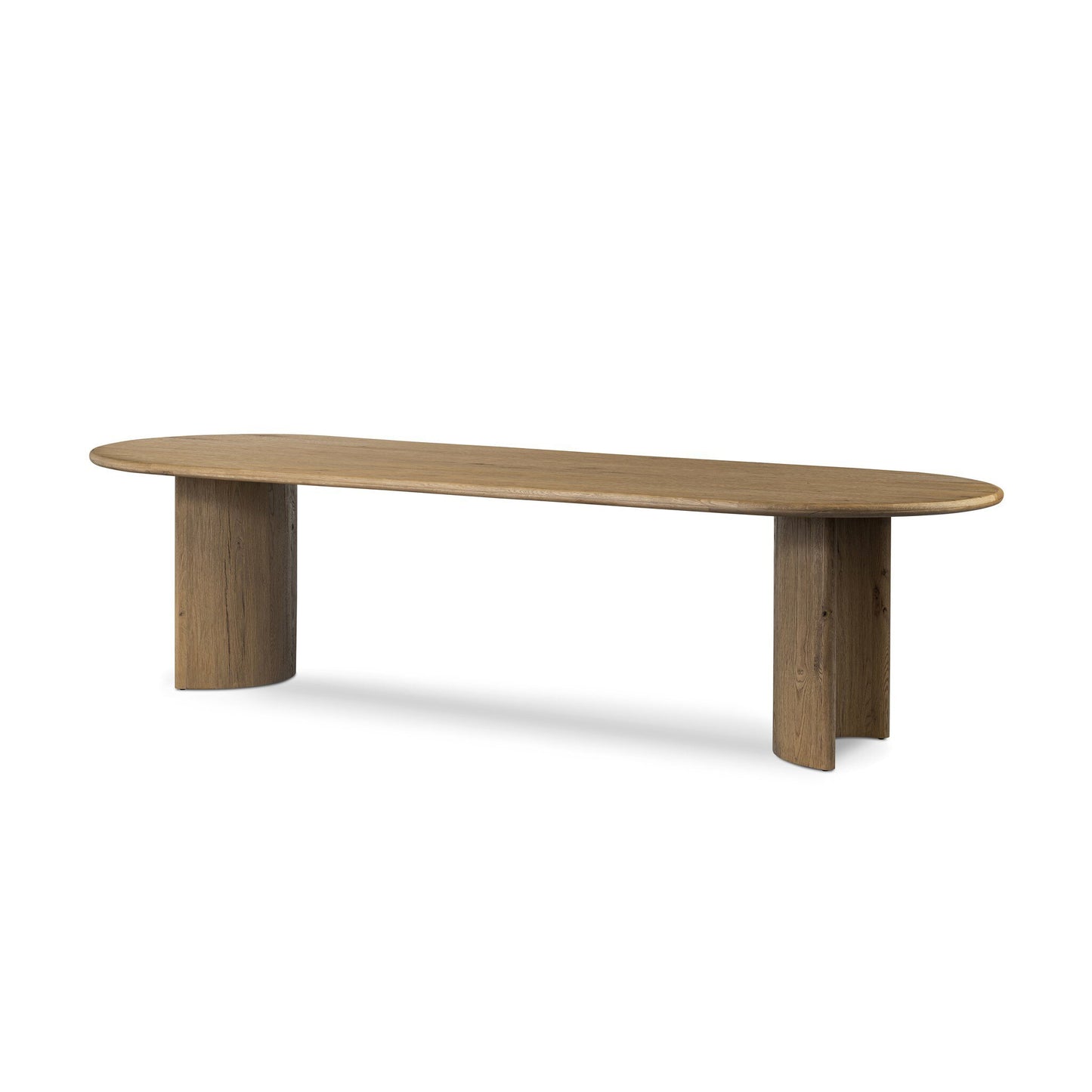 Percival Dining Table - Seasoned Brown Acacia