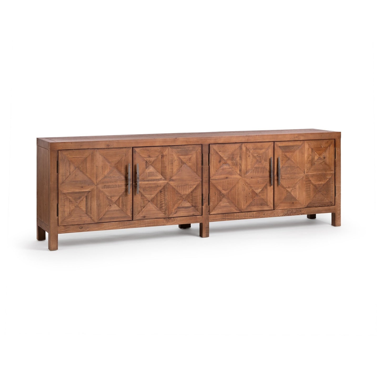 Evelyn 4 Door Cabinet Brown