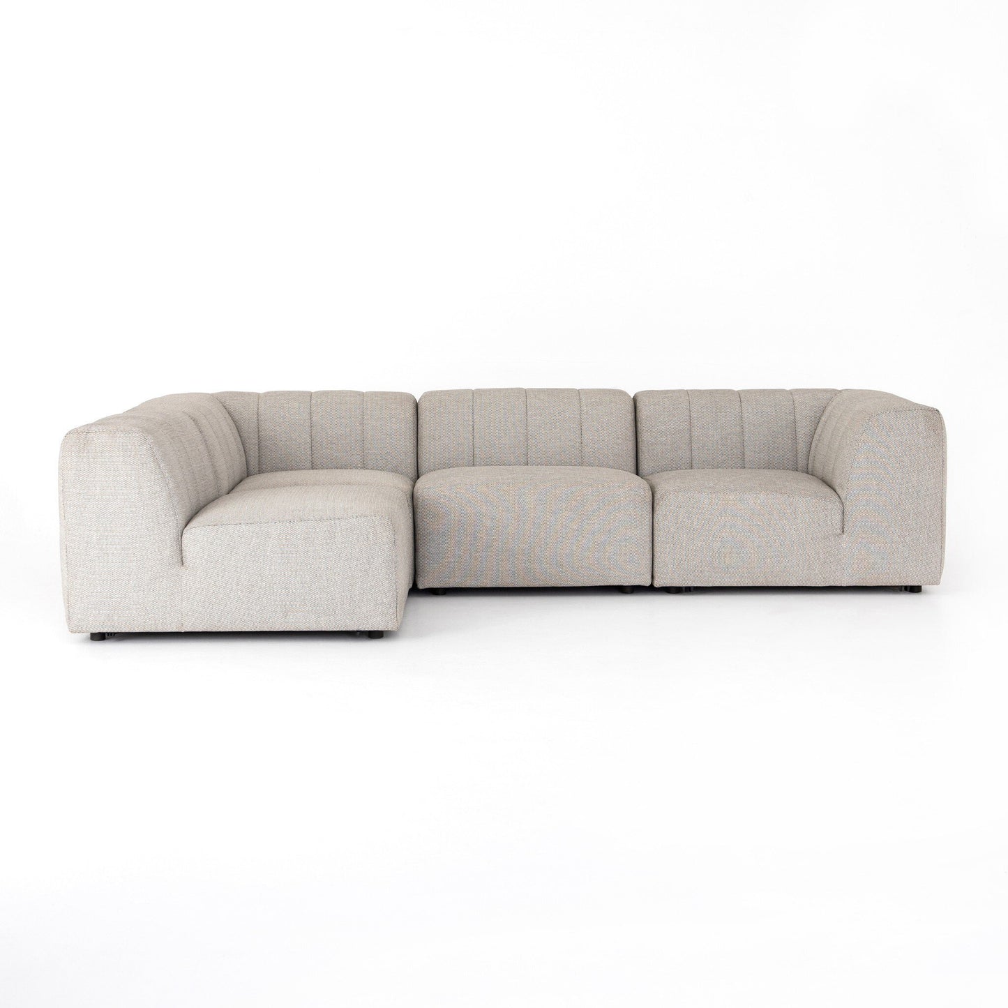 Gareth Outdoor 4-Piece Sectional - Faye Ash