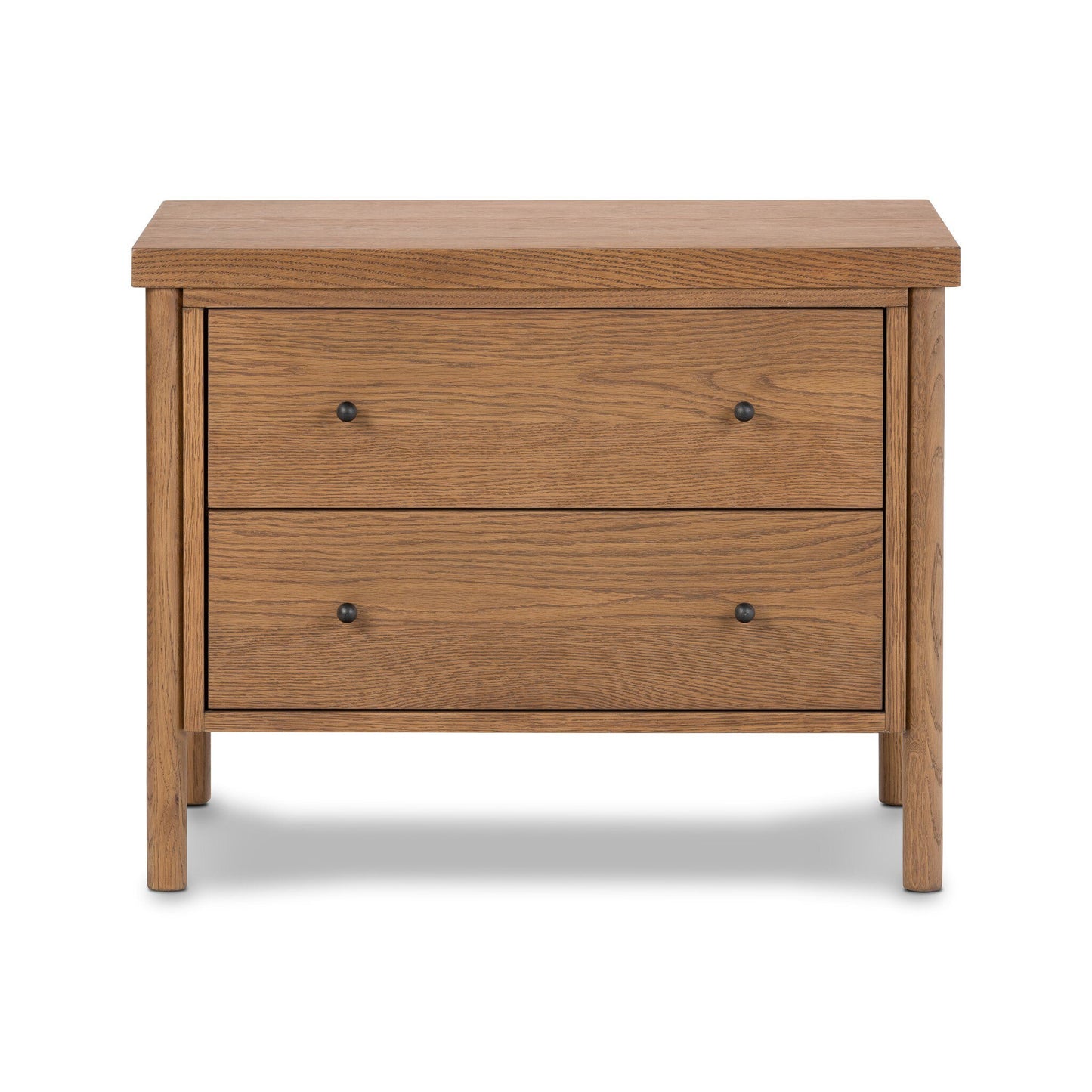 Raedwulf Nightstand - Amber Oak Veneer