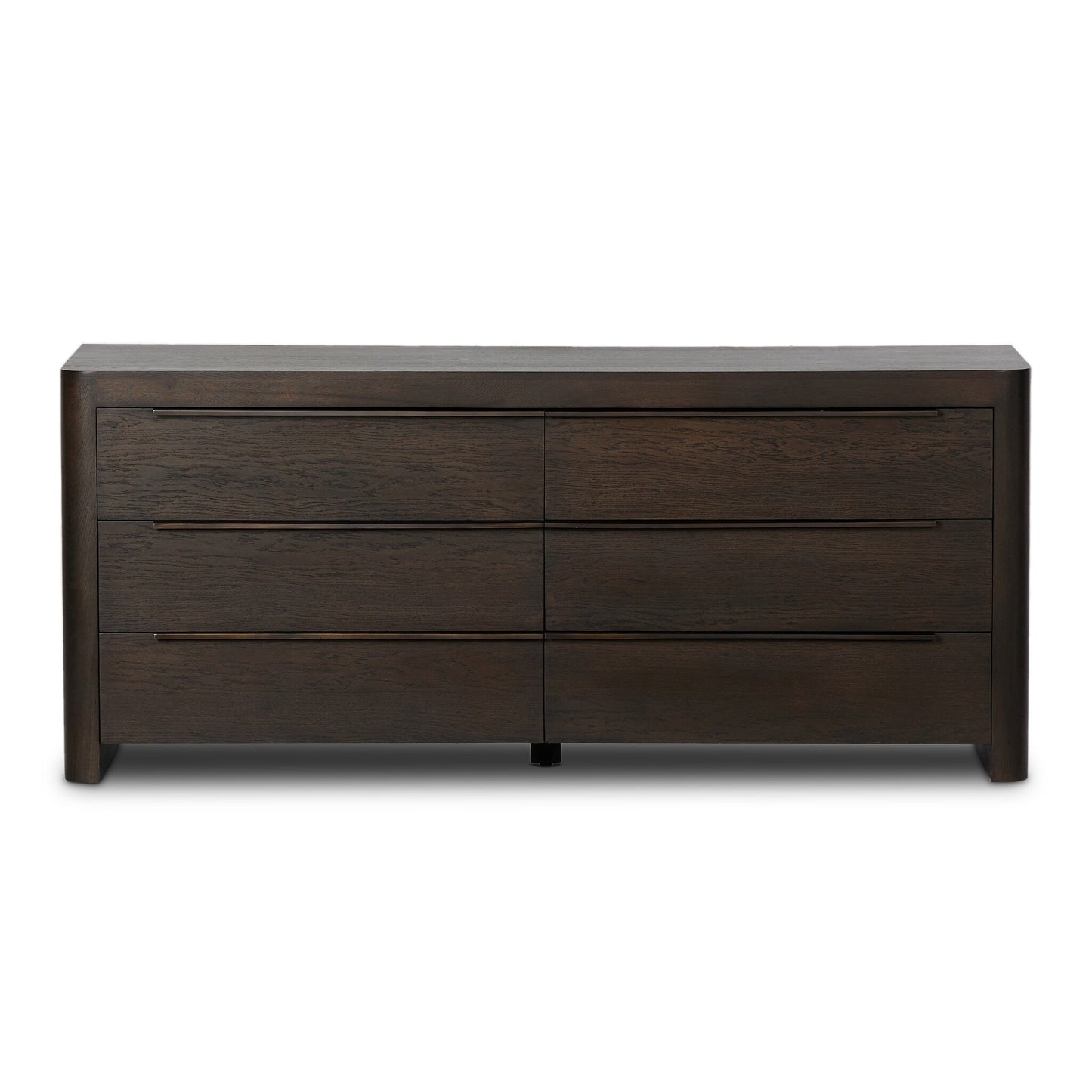 Baldric 6 Drawer Dresser - Espresso Oak Veneer
